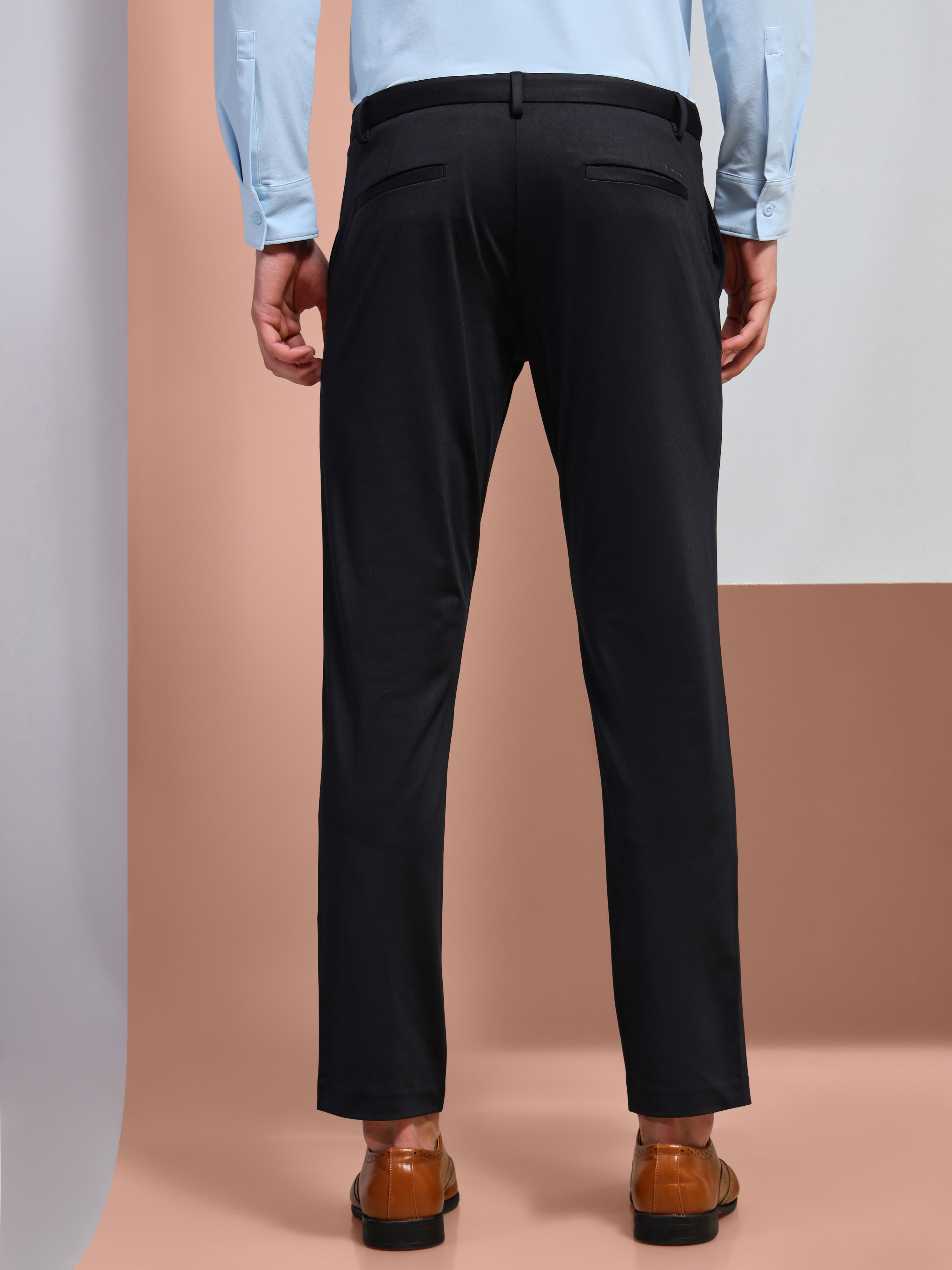 4 Way Stretch Solid Comfort Pants