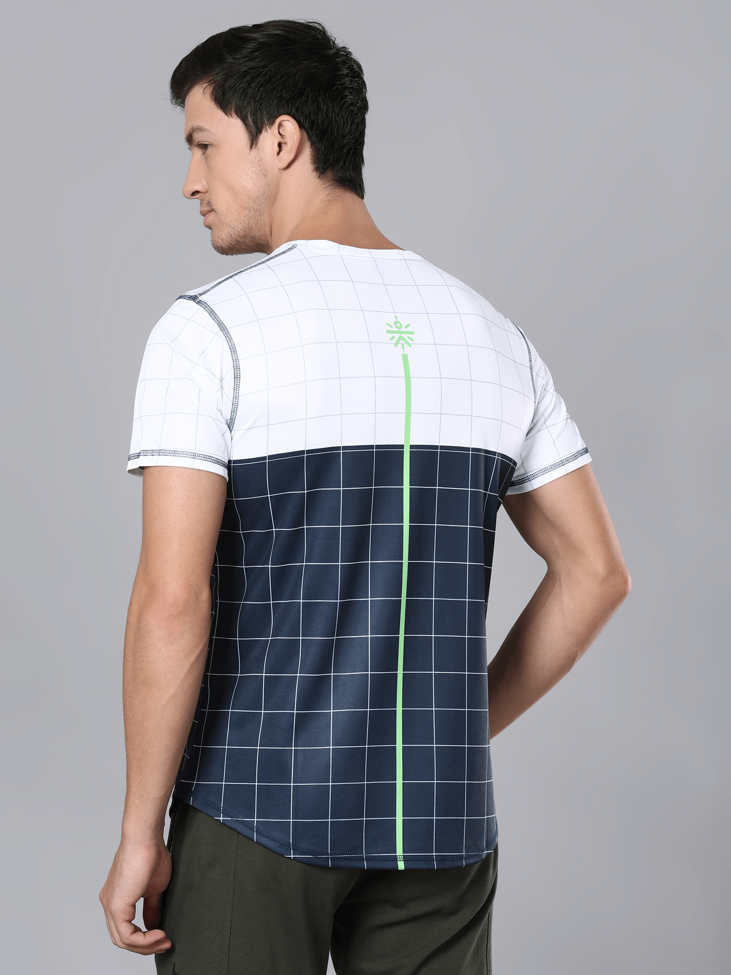 Men's Checkmate Blue & White Street Tee