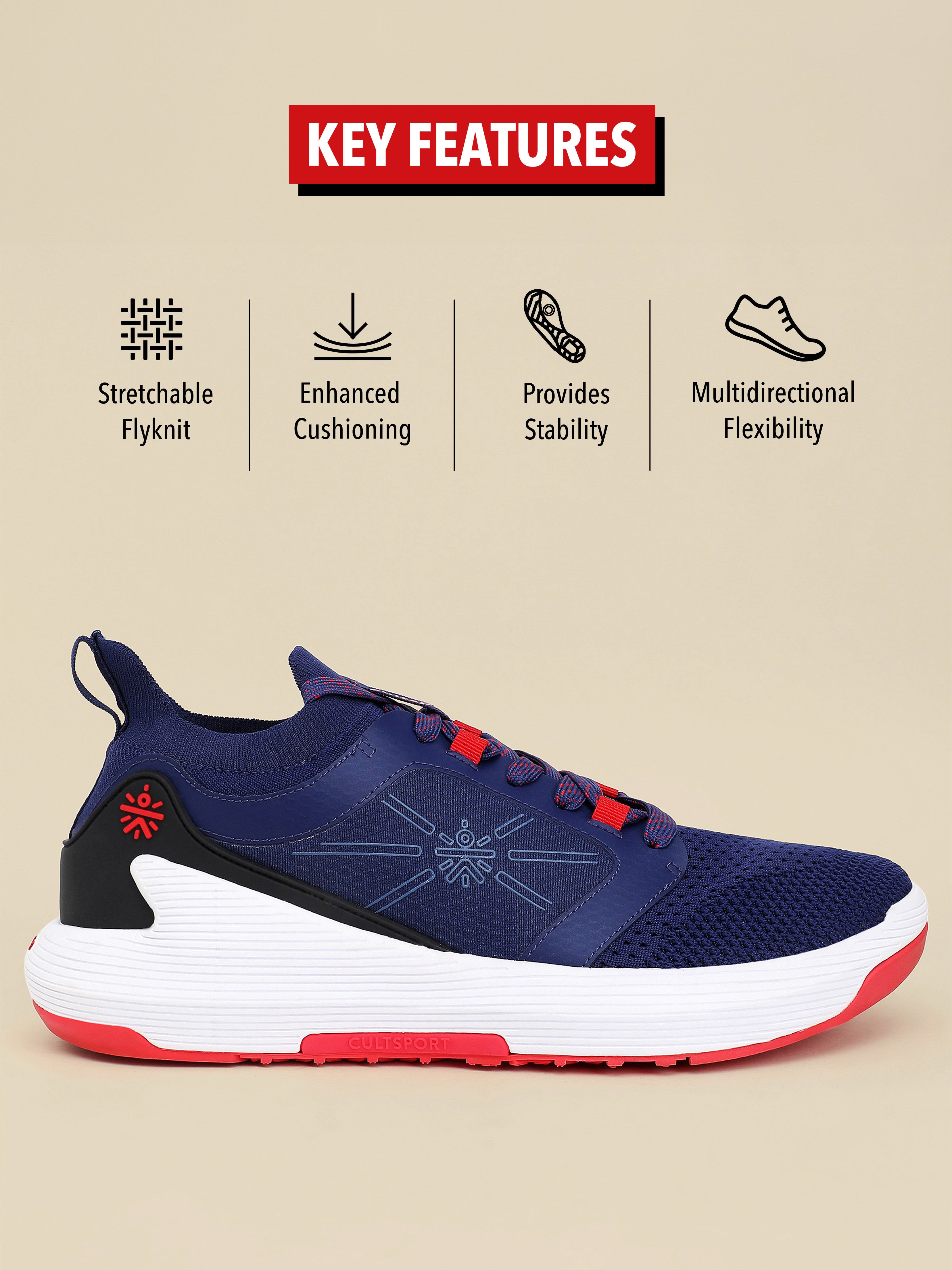cult Crosstrain Men Training Shoes - Navy
