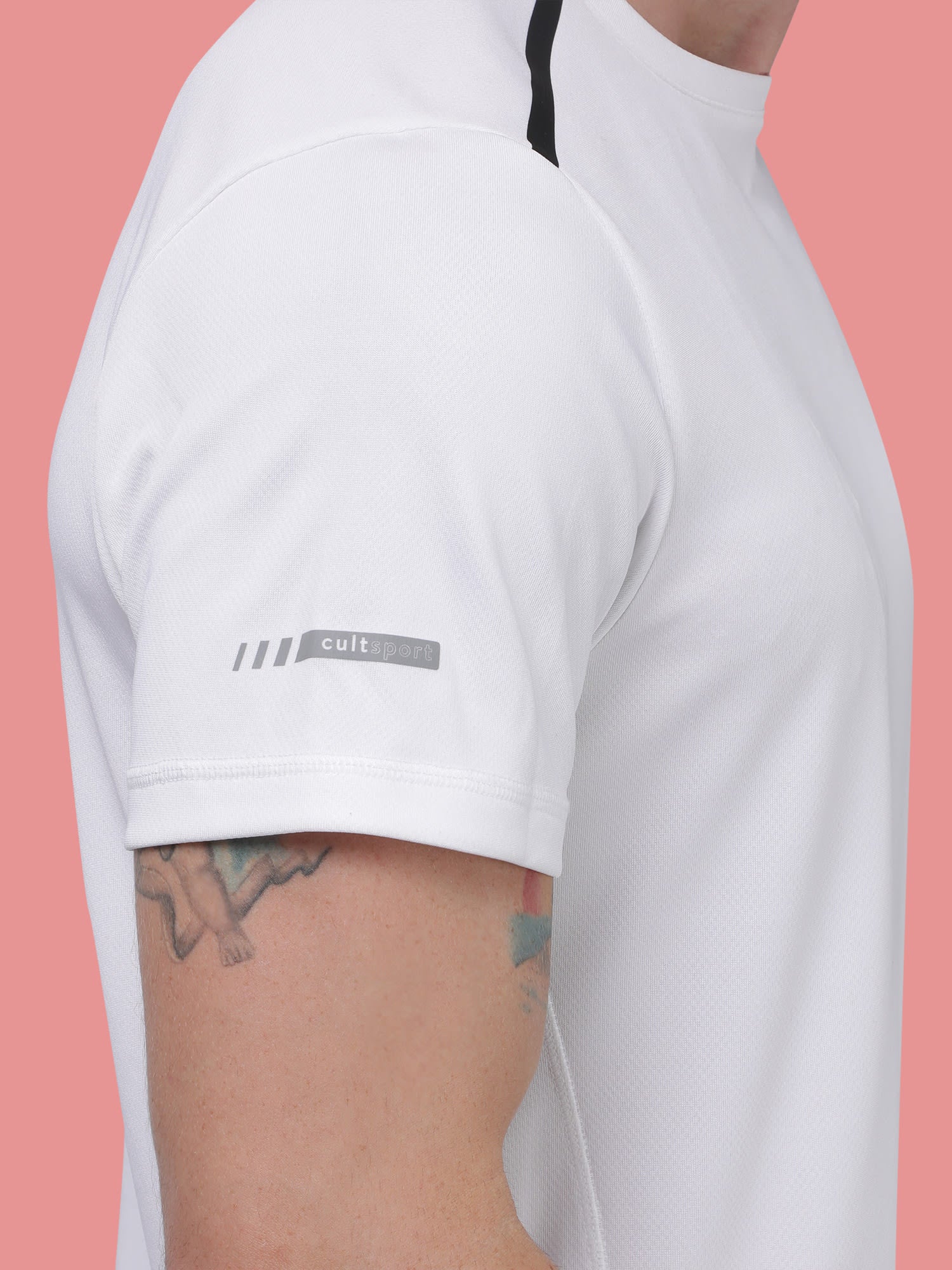 Vital Blaze White Running Relaxed Tee