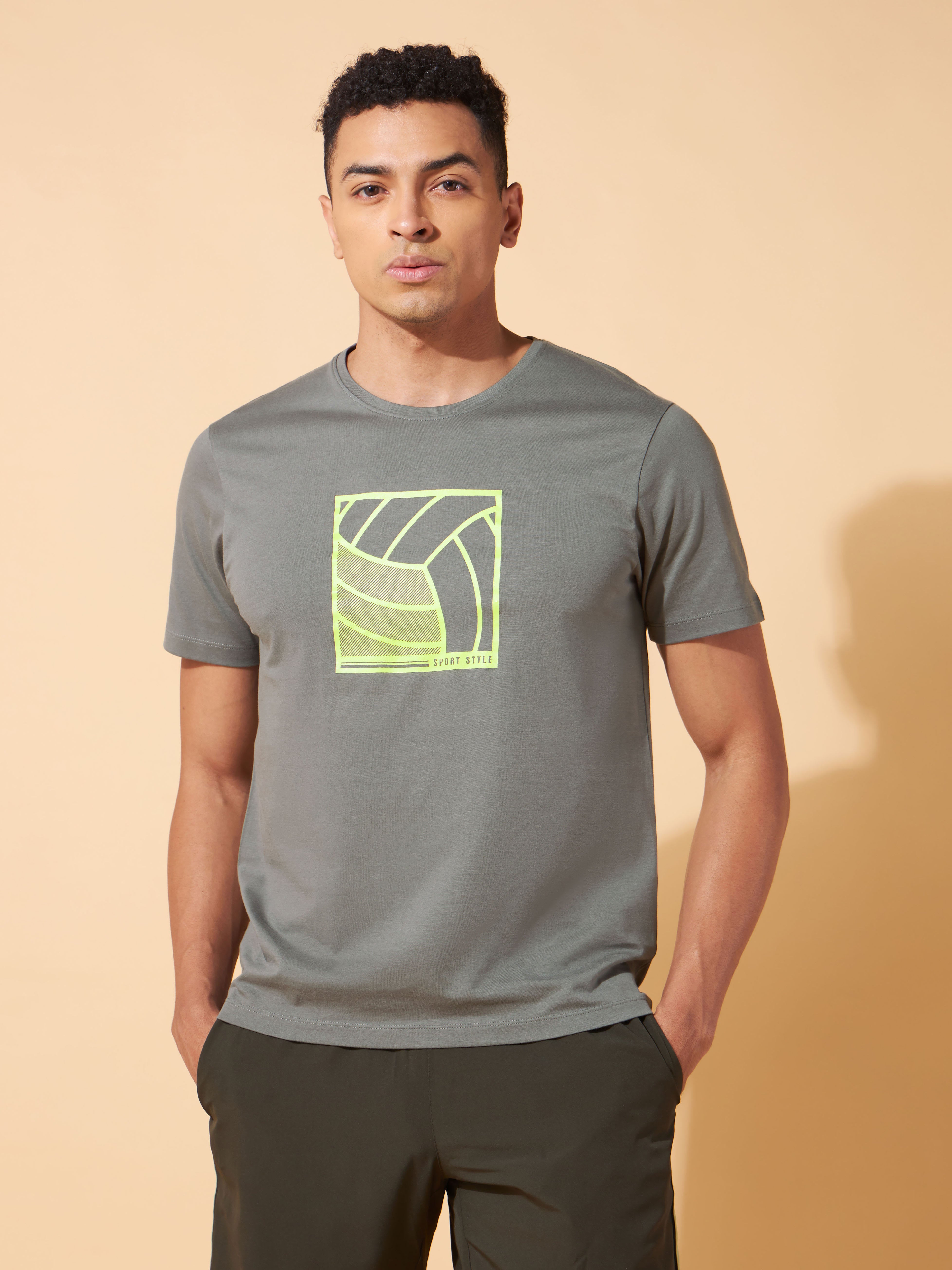 Sport Style Print T-shirt