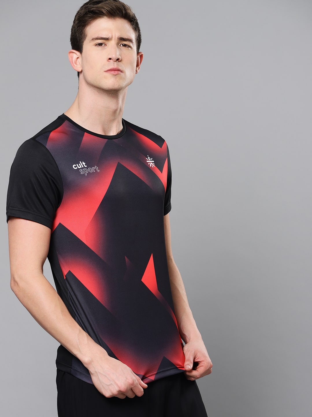 Dugout Peak Red Relaxed Tee