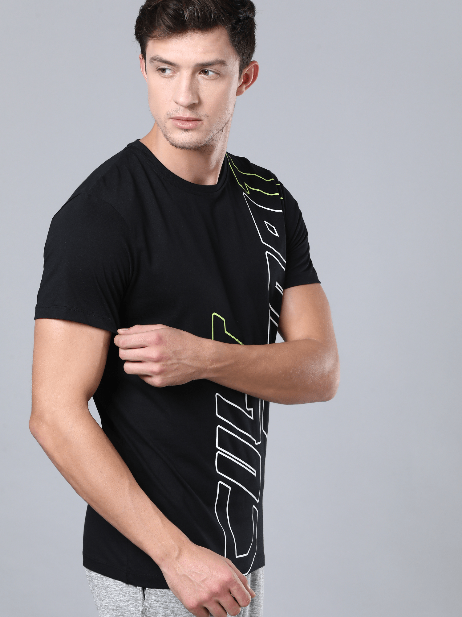 Everydays Mark Black Cotton Tee