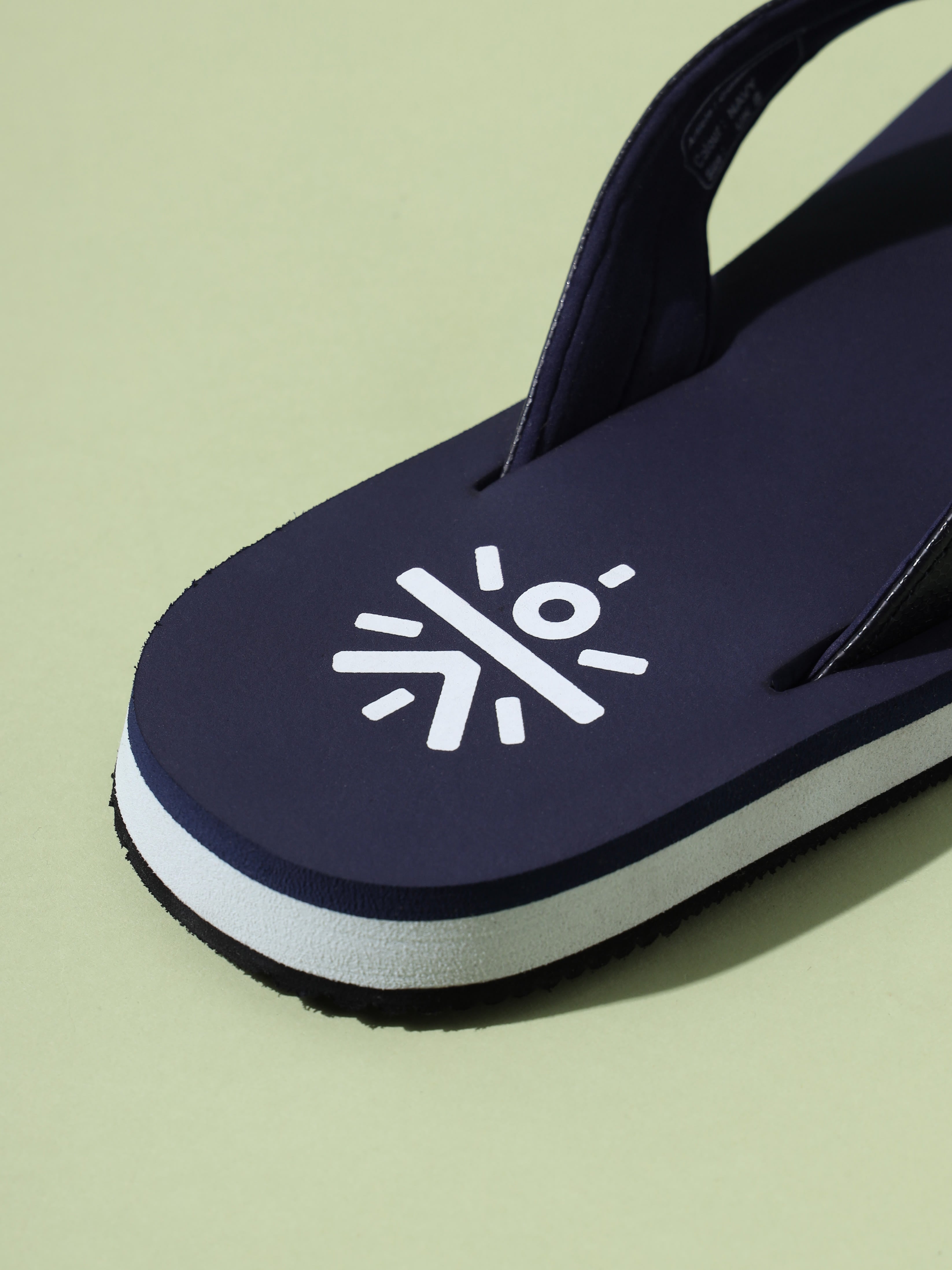 cult Flo Sweat Absorbing EVA Flip Flops - Navy