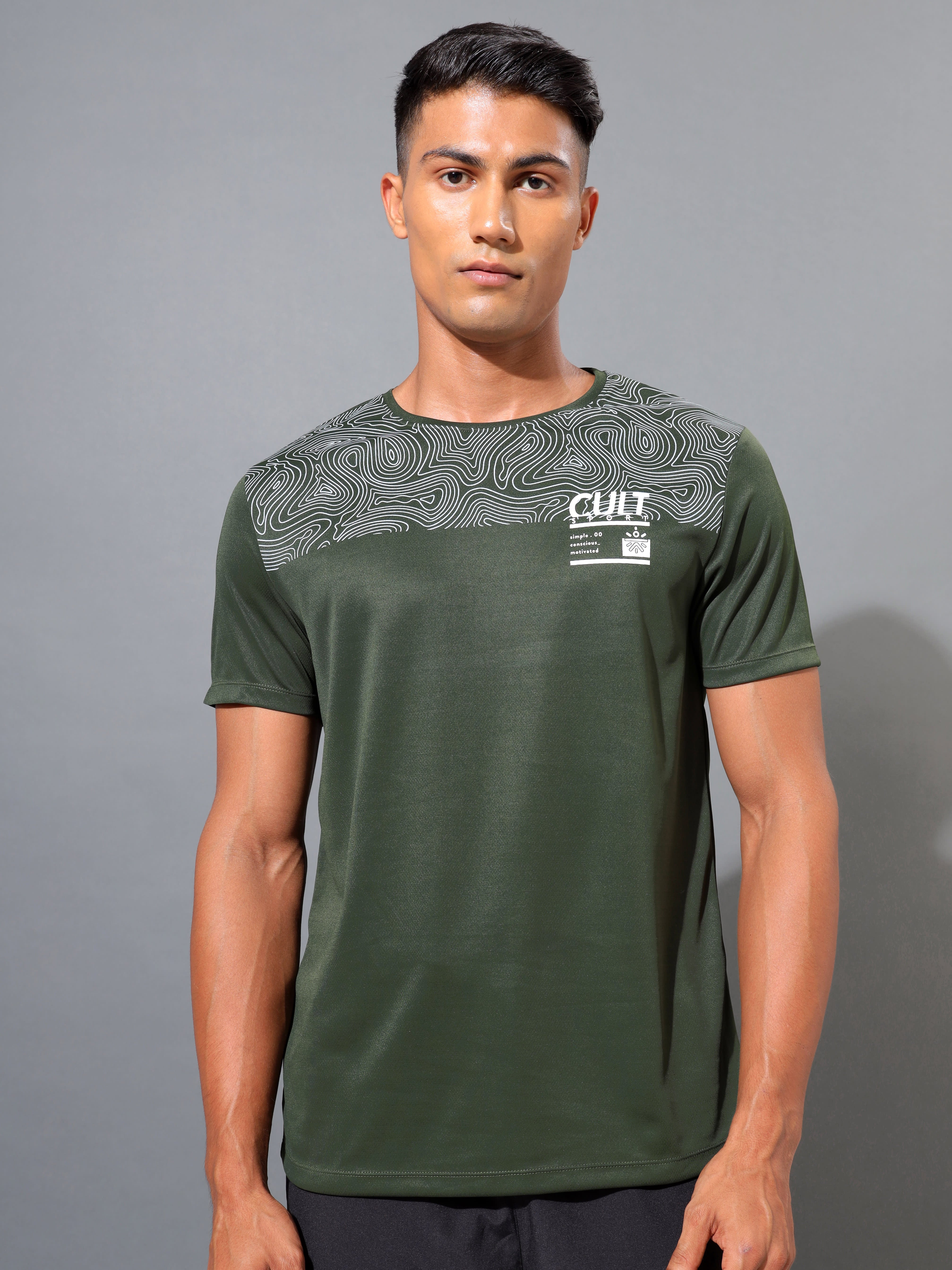 Active T-shirt with Placement Graphic