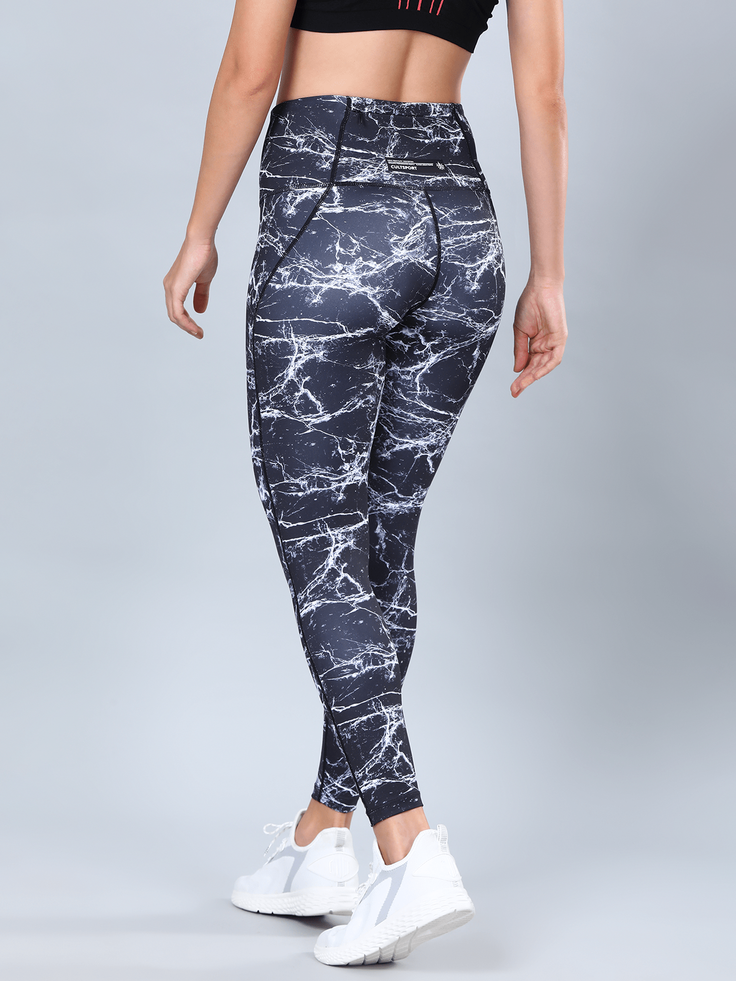 AbsoluteFit Black Marble Workout Leggings