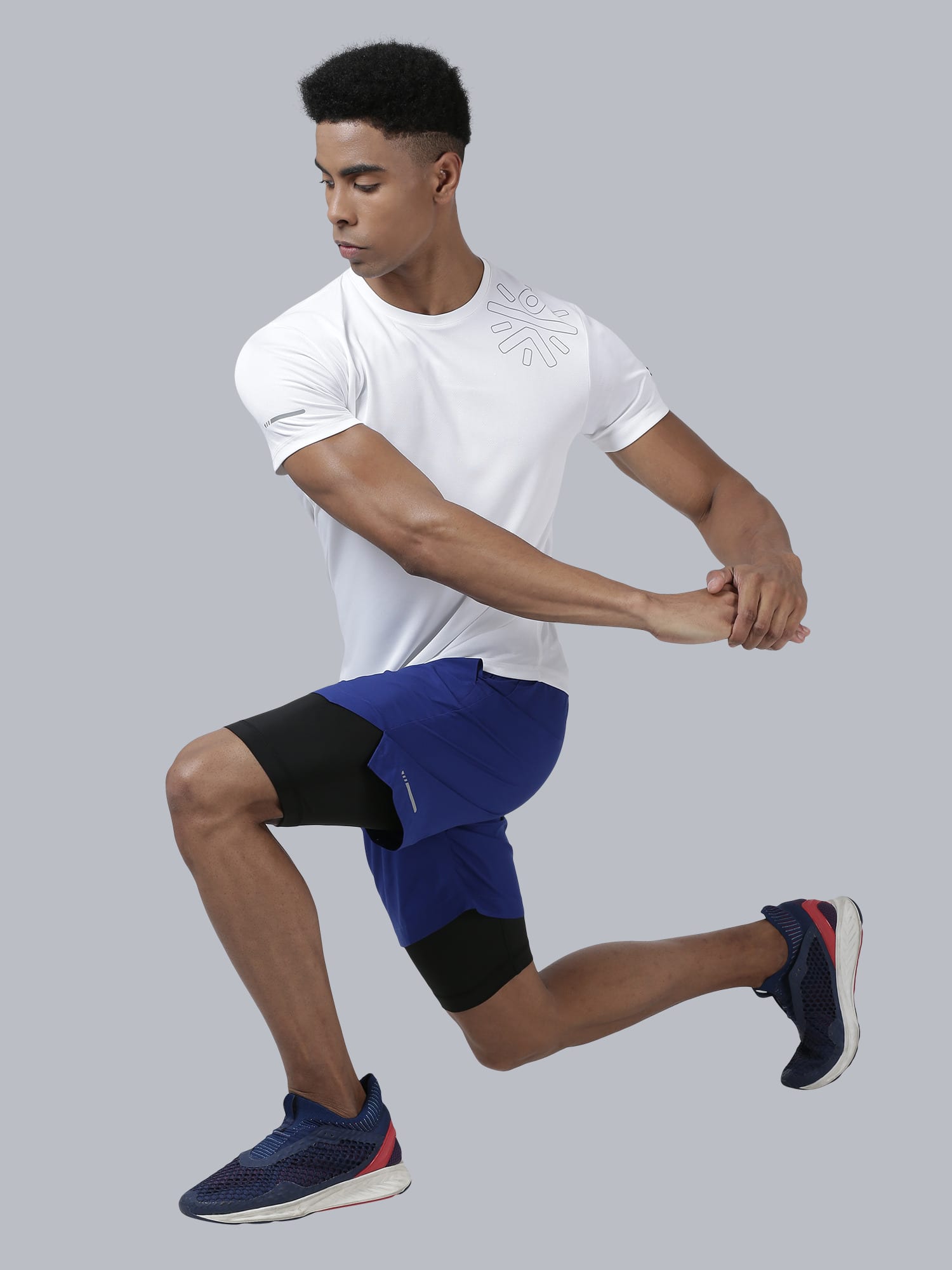 Vital Tread White Running Tee