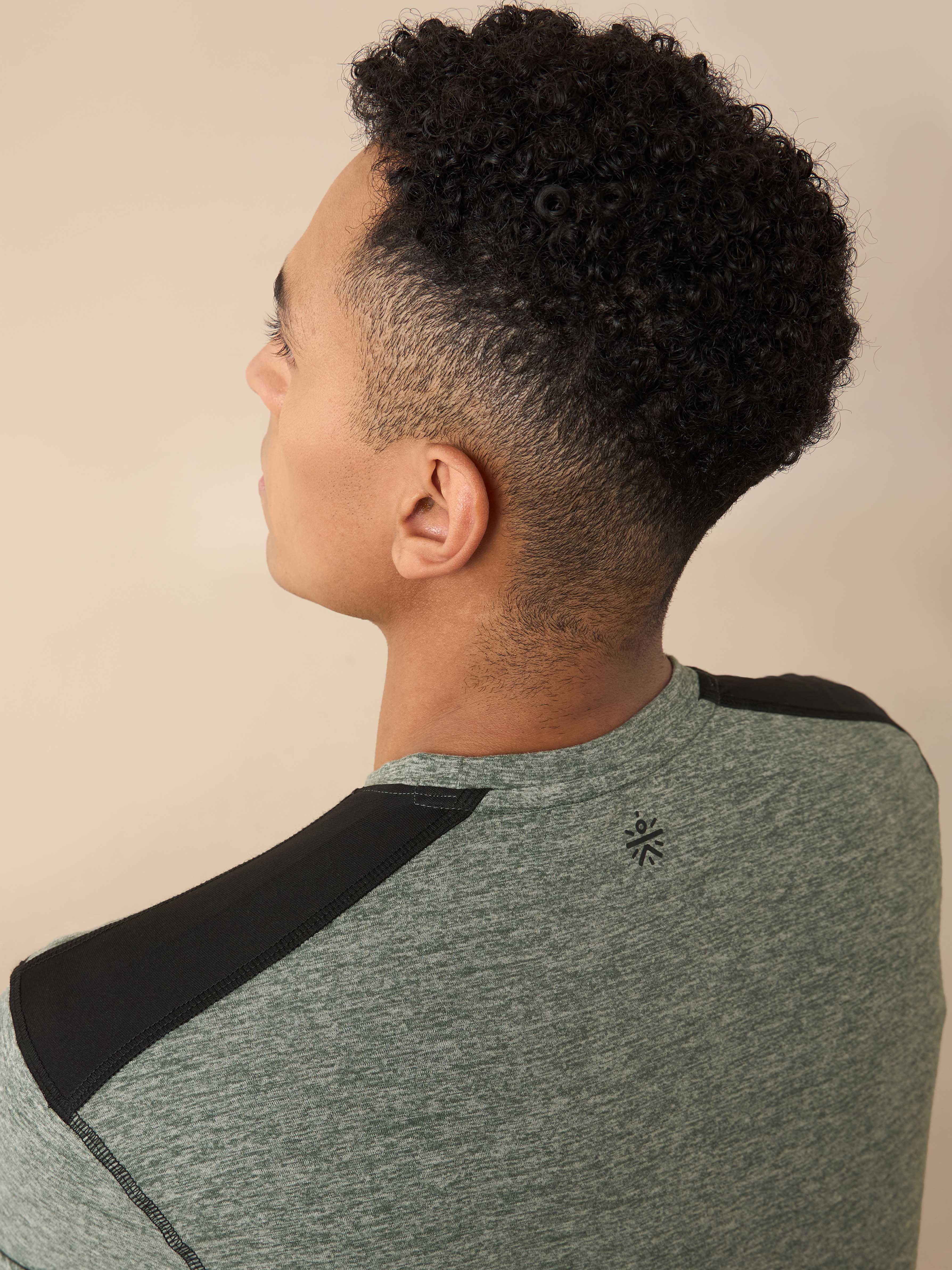 Men's Amp Up Performance Olive Comfortech T-shirt