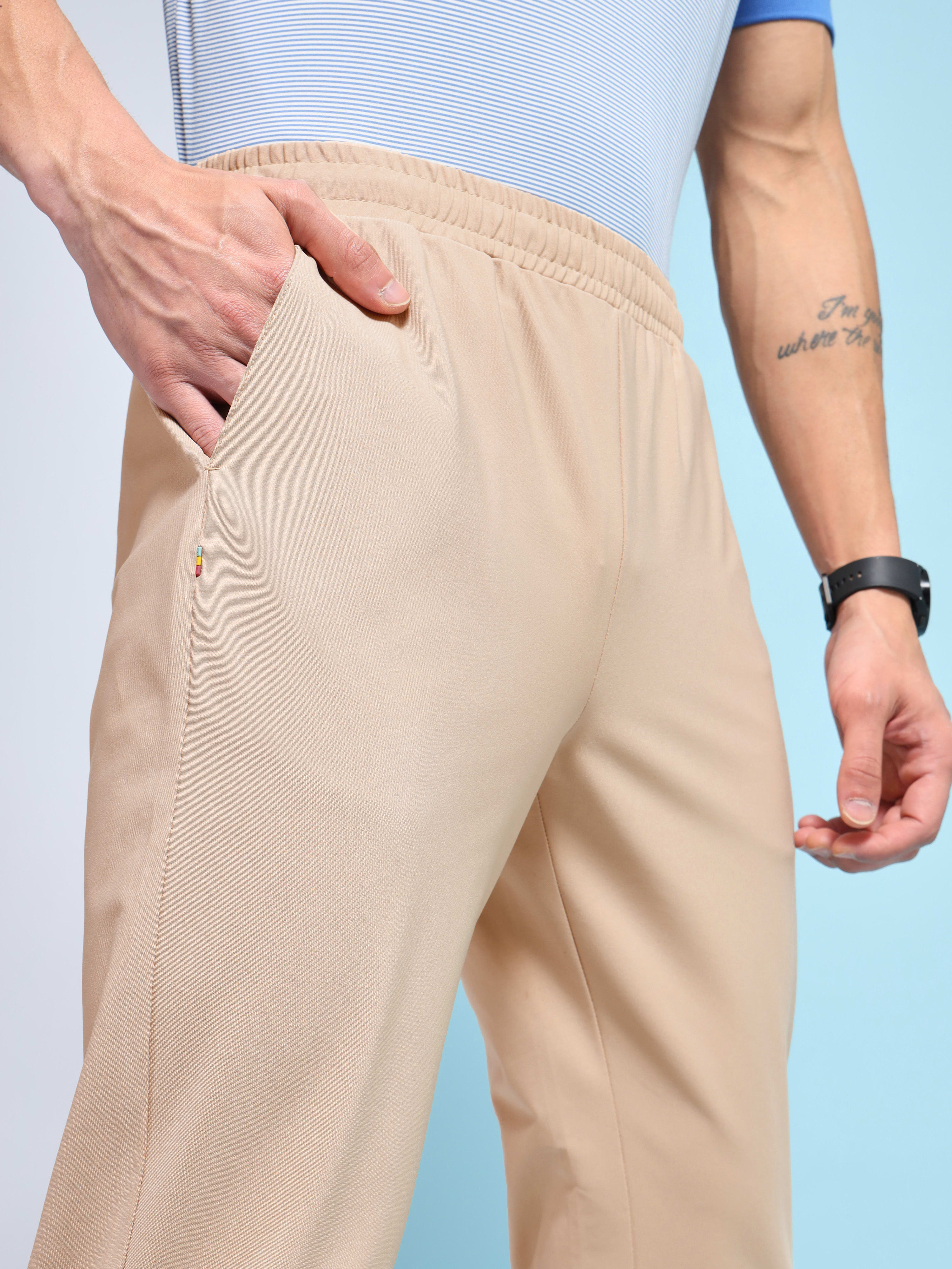 Work to Play Solid Comfort Joggers