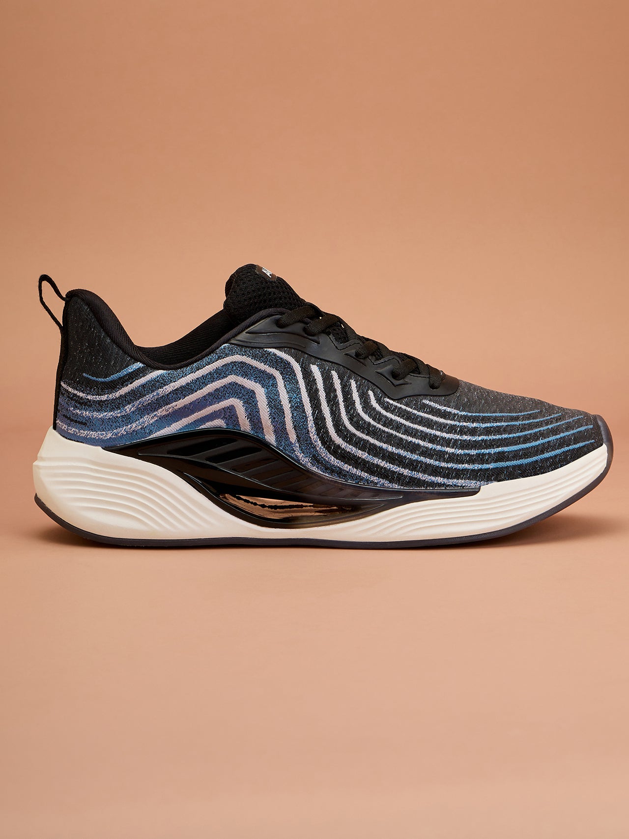 Avant Men's Cyclone Running Shoes - Black/Navy Blue
