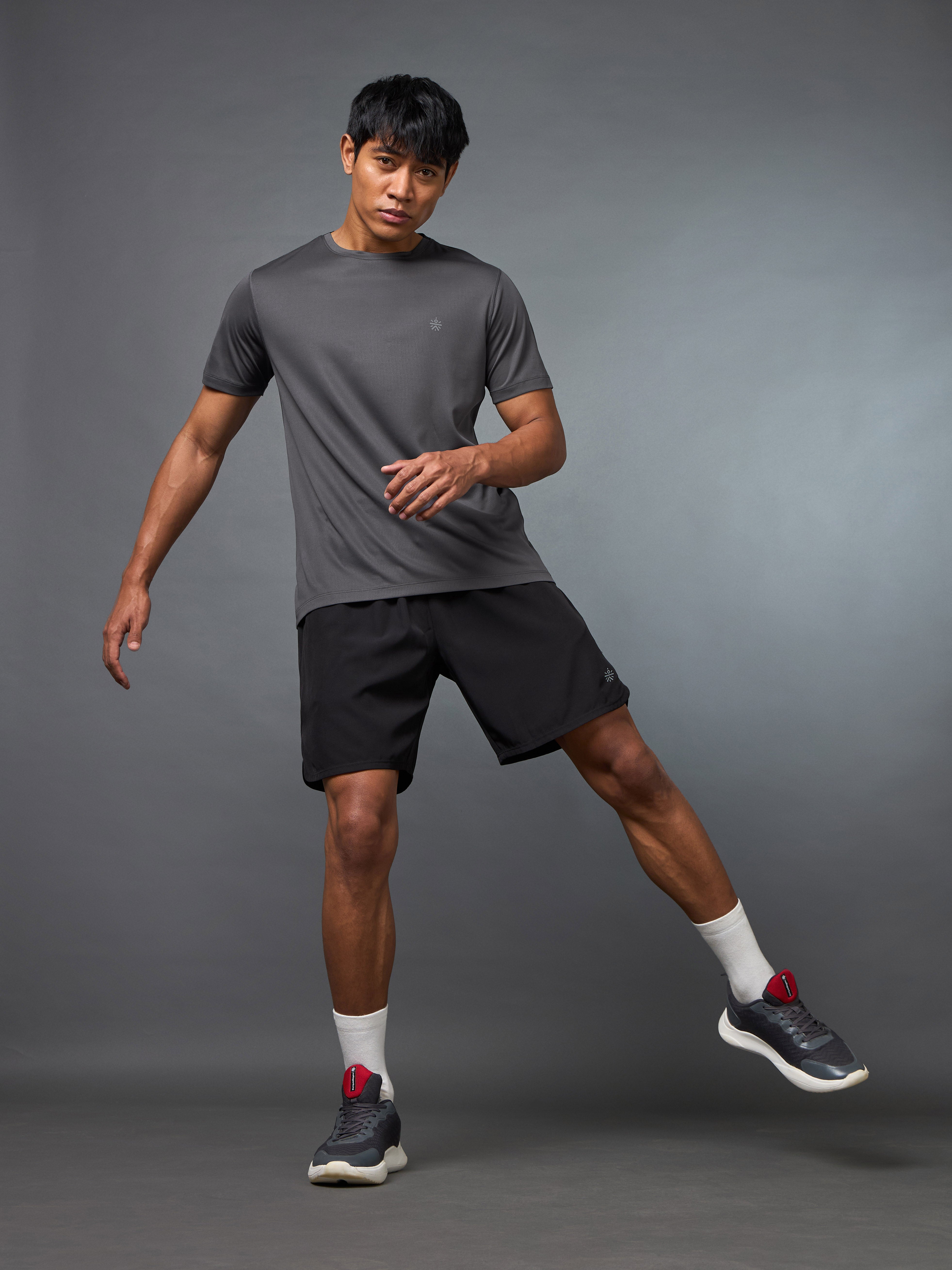 Men's Grey Cross Train Active T-shirt