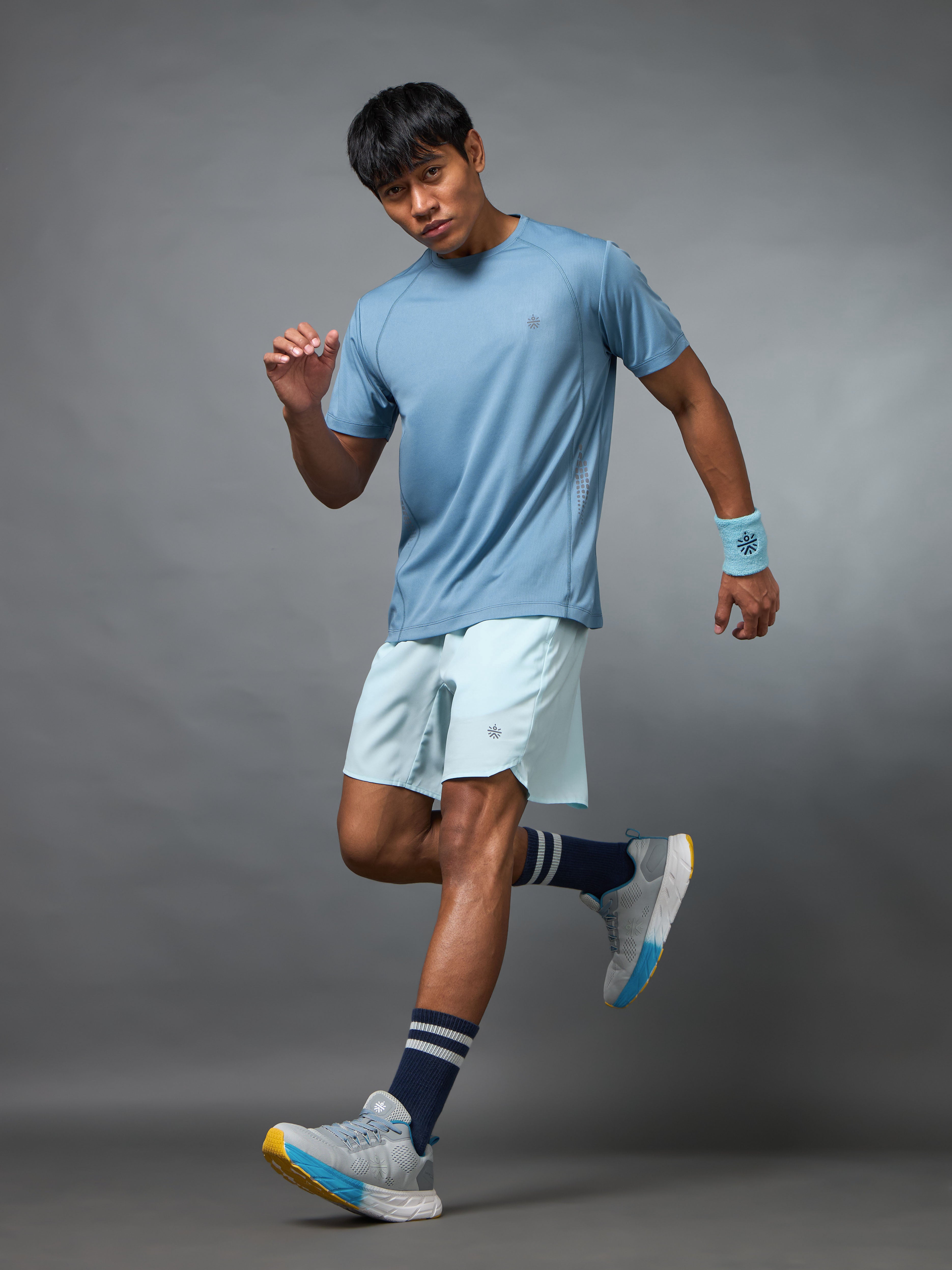 Men's Train All Day Essential Blue T-shirt