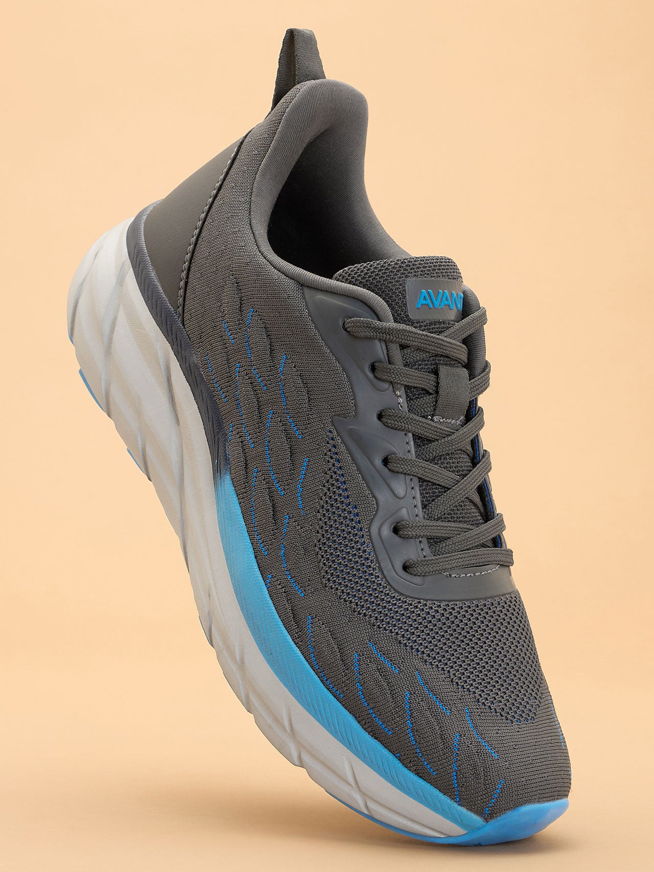 Avant Men's Cruiser Running Shoes - Grey/Blue