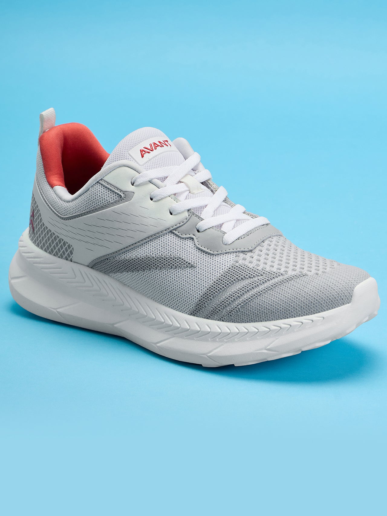 Avant Men's Strides Walking and Training Shoes-Grey/White