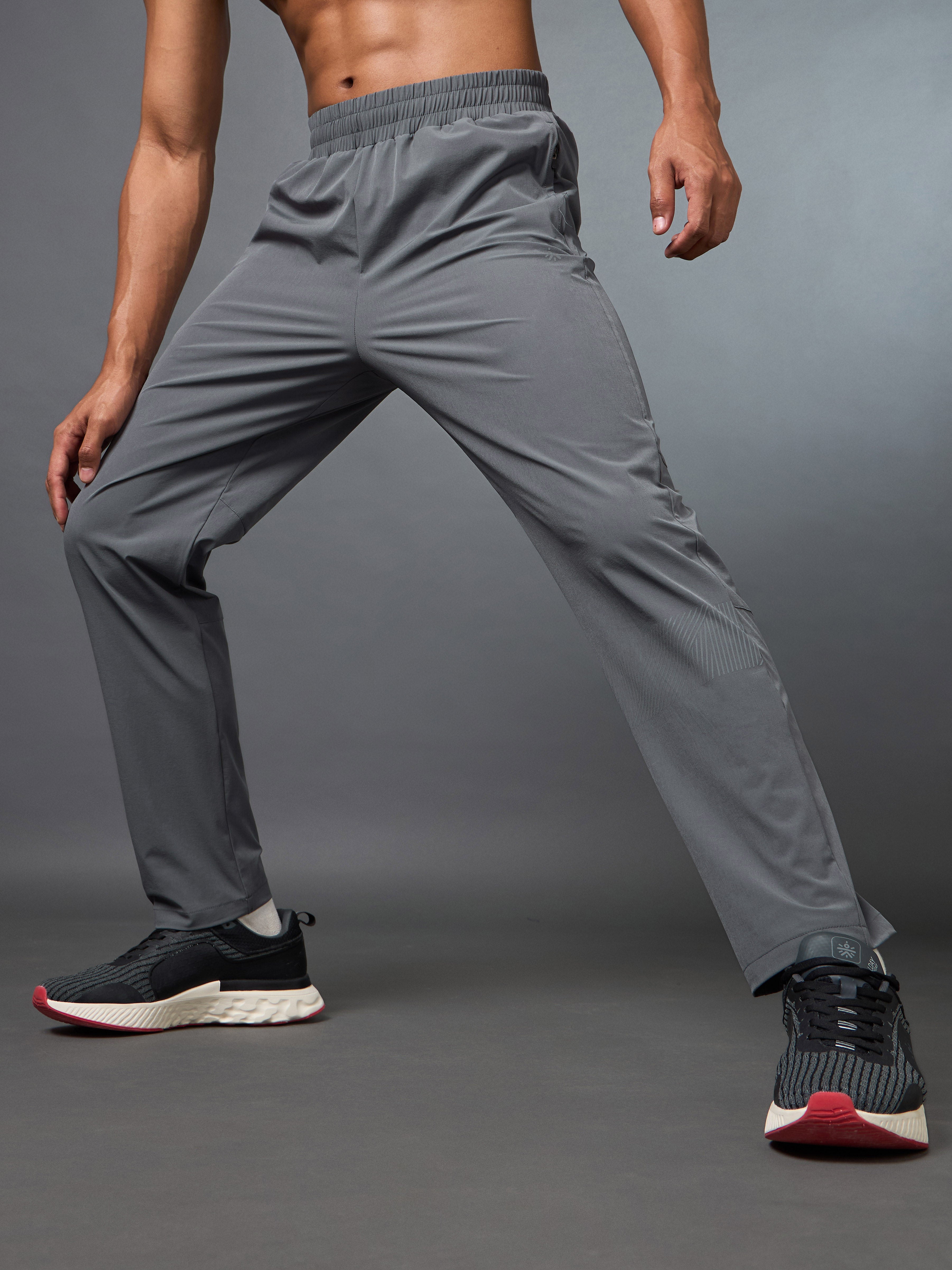 Men's Night Jogger Grey Performance Trackpant