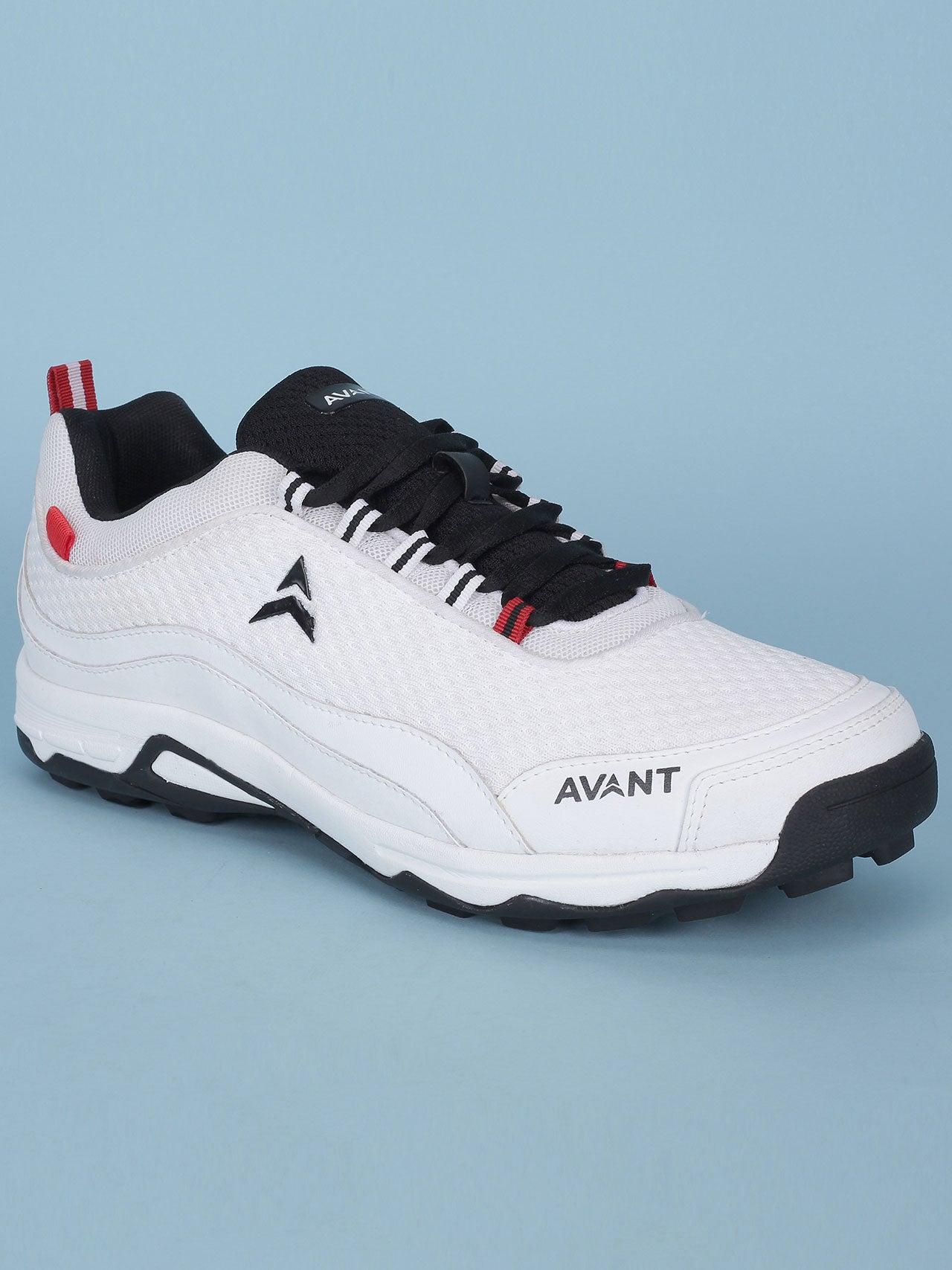 Avant Men's Striker Cricket Shoes - White /Black