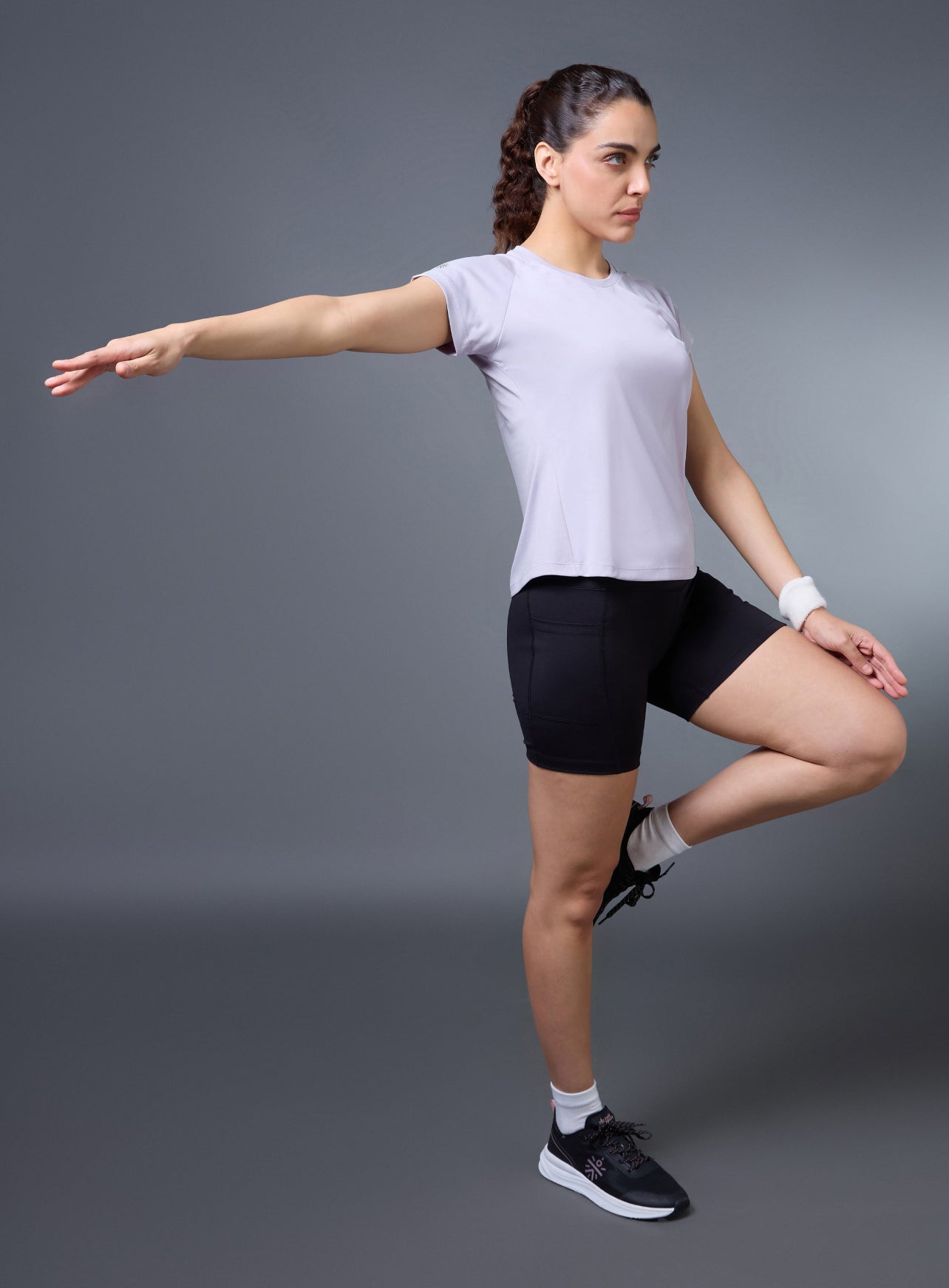 Women's Purple The Runner's Essential T-shirt