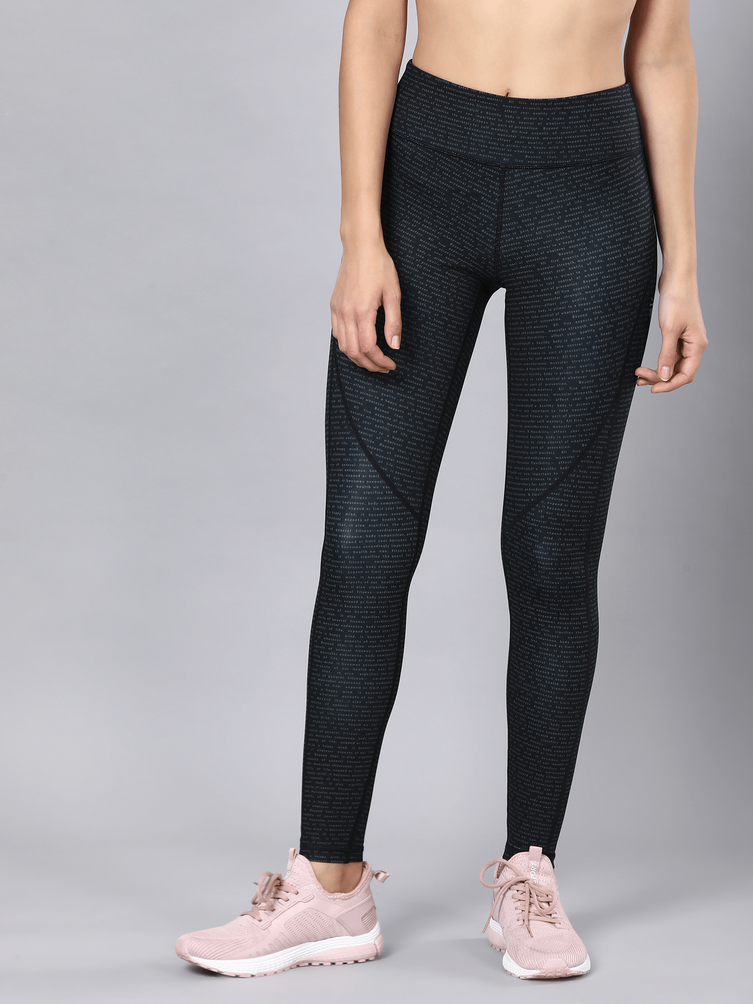 AbsoluteFit Verbatim Black Workout Leggings