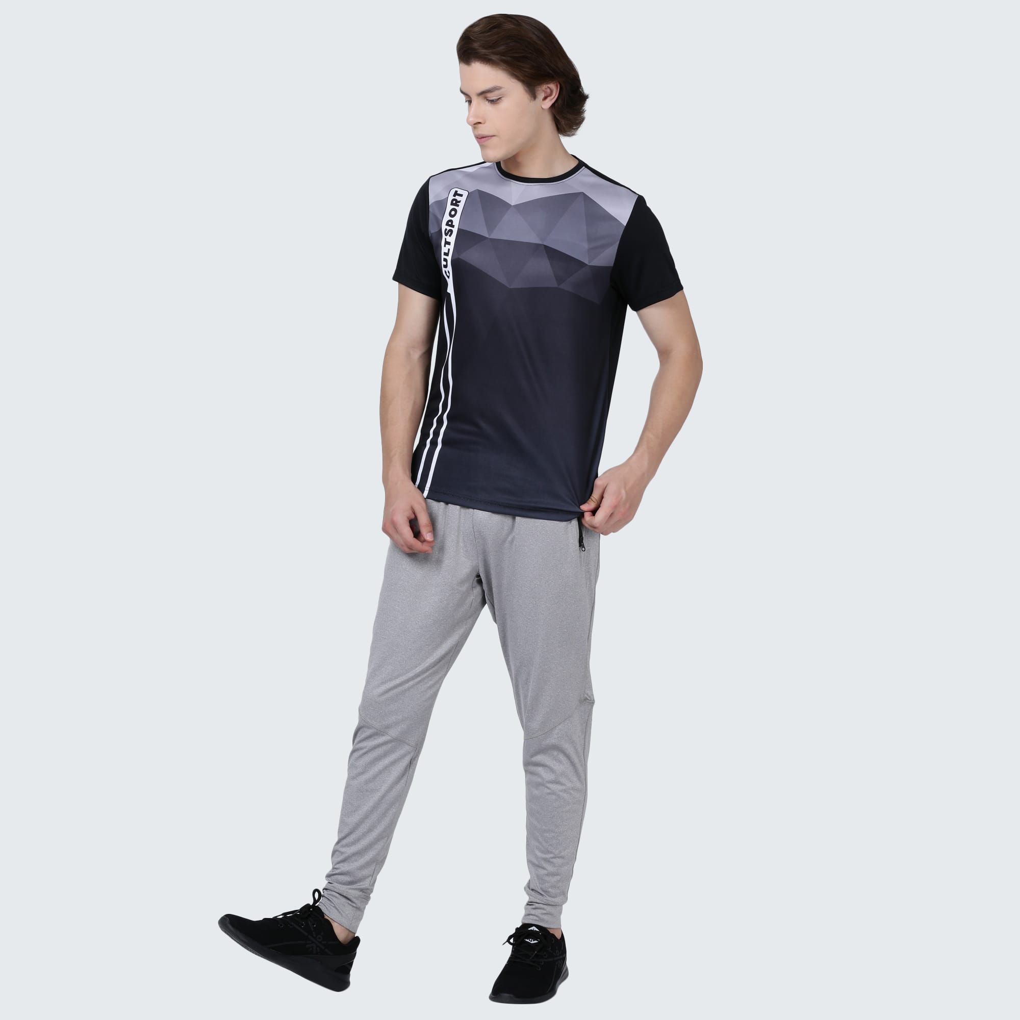 Dugout Prism Black Relaxed Tee