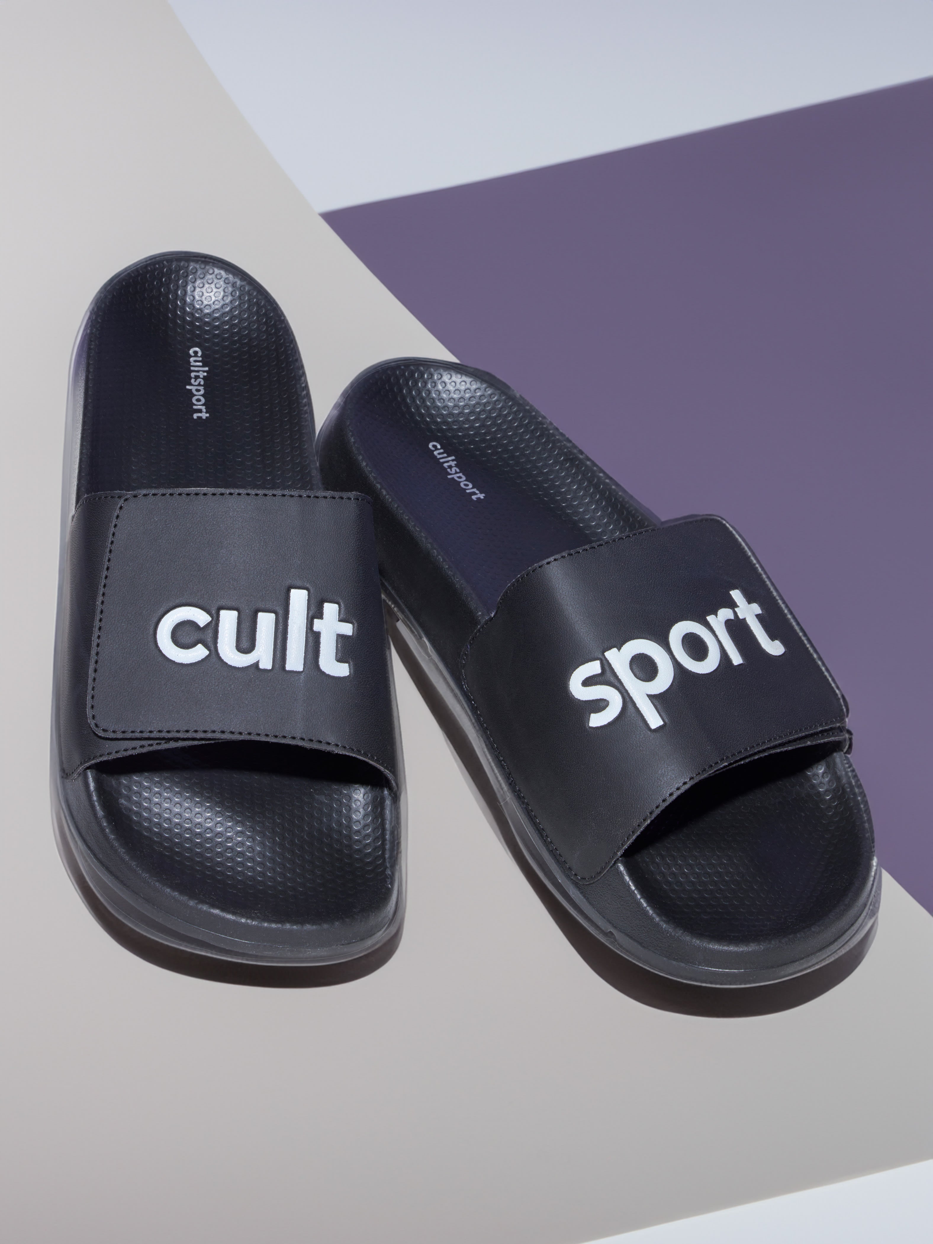 cult Locomo Black Men Slides