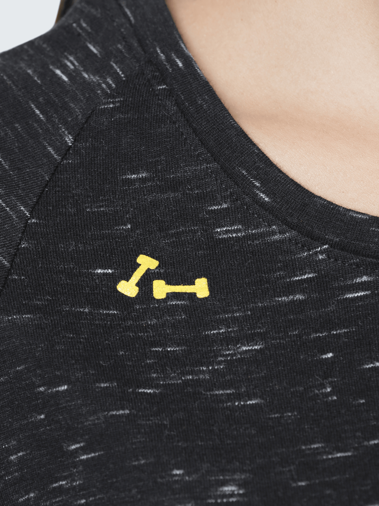 Signature Relax Black Casual Tee