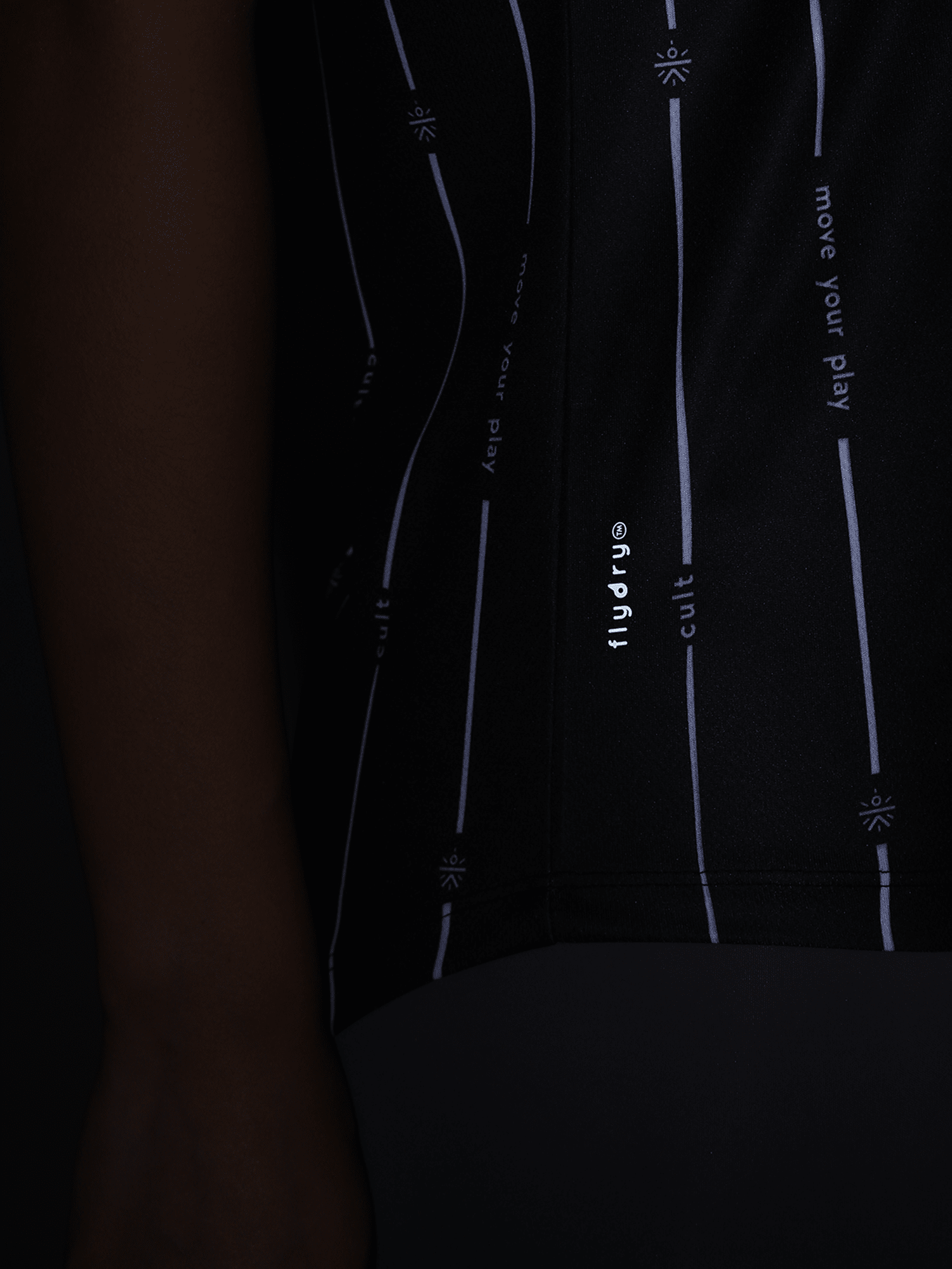 Code Pattern Black Workout Tee