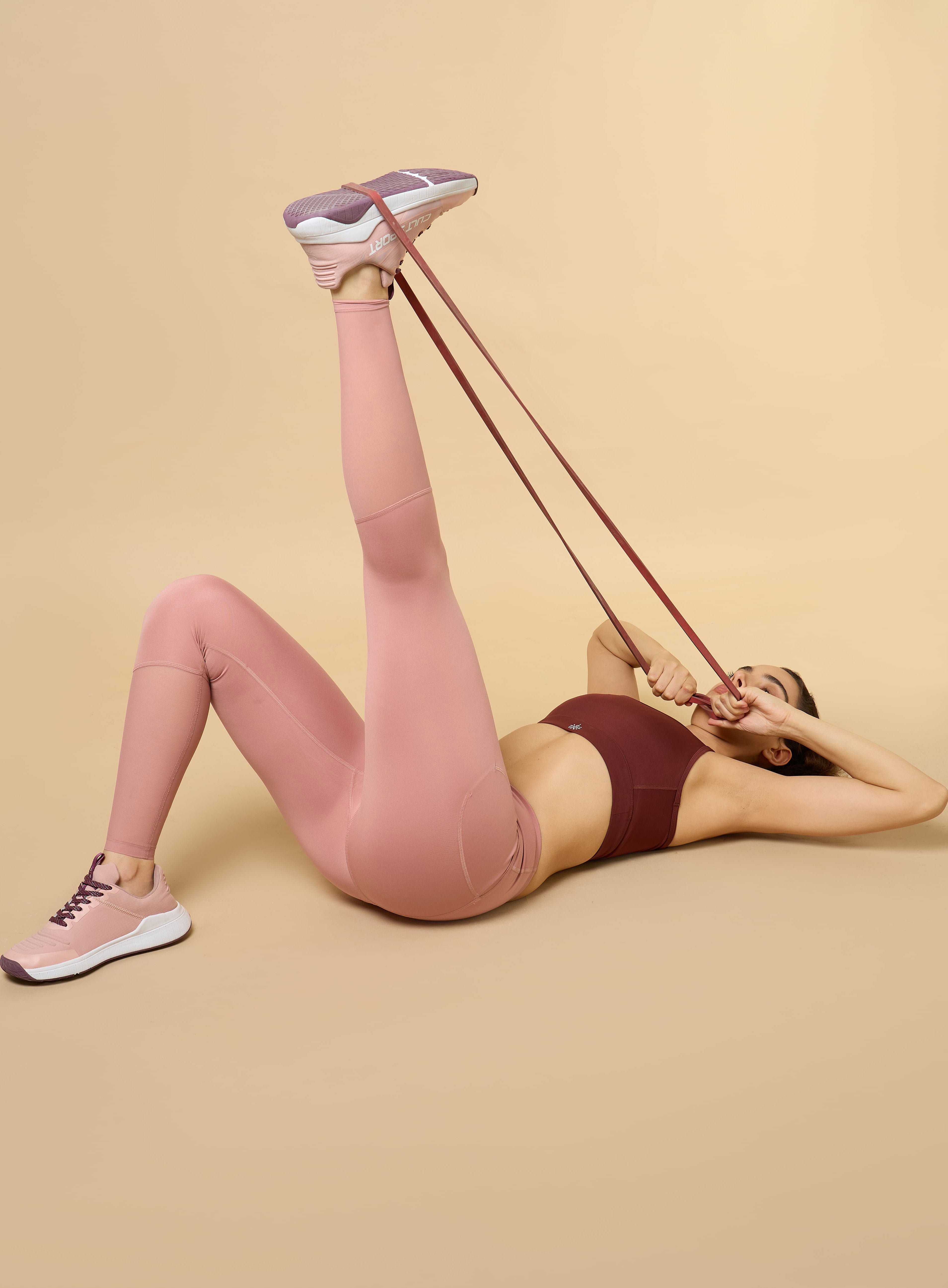 Women's Pink High Energy Training COMFlex Tights