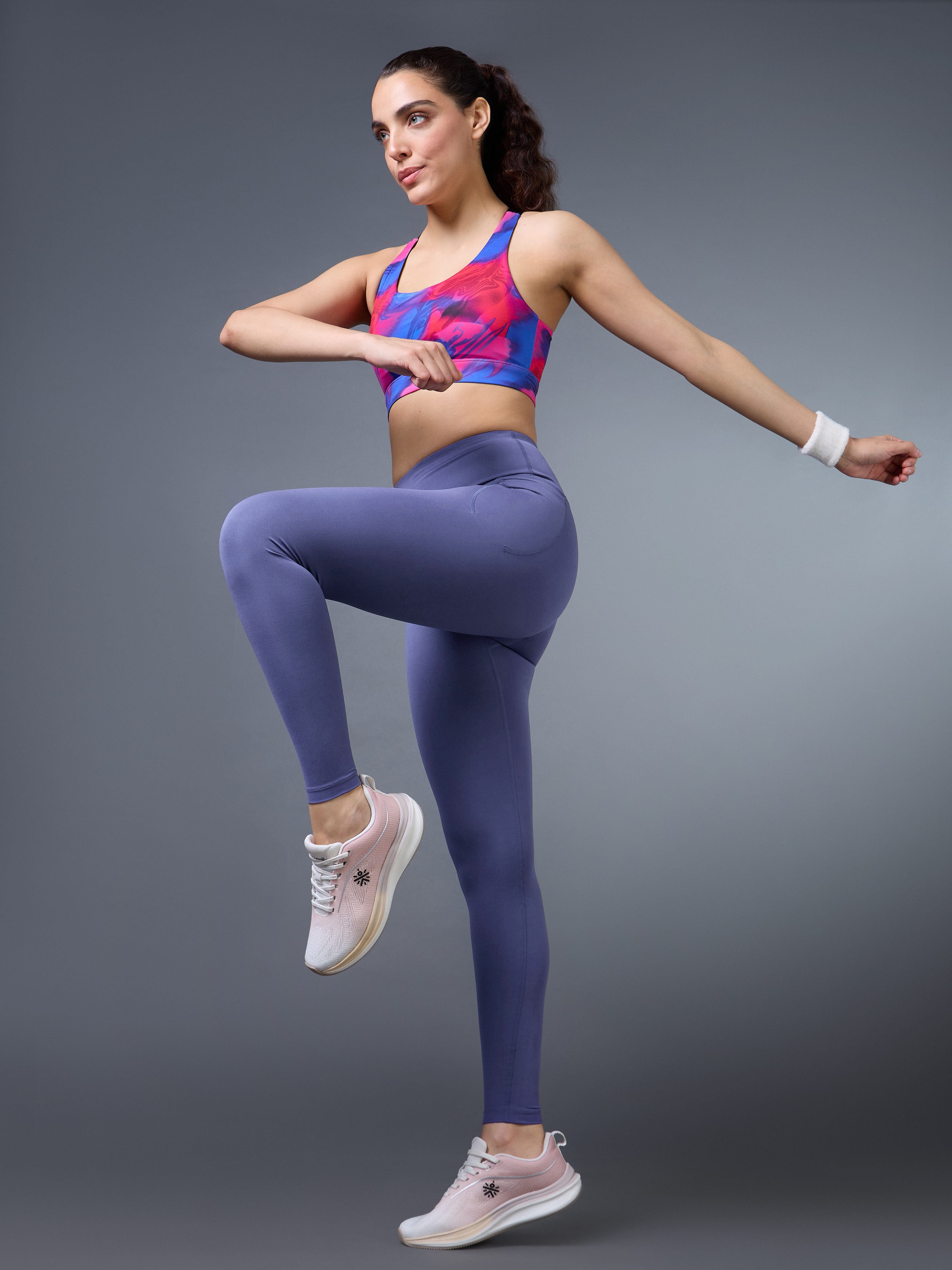 Women's Purple Runner's Essential Tights