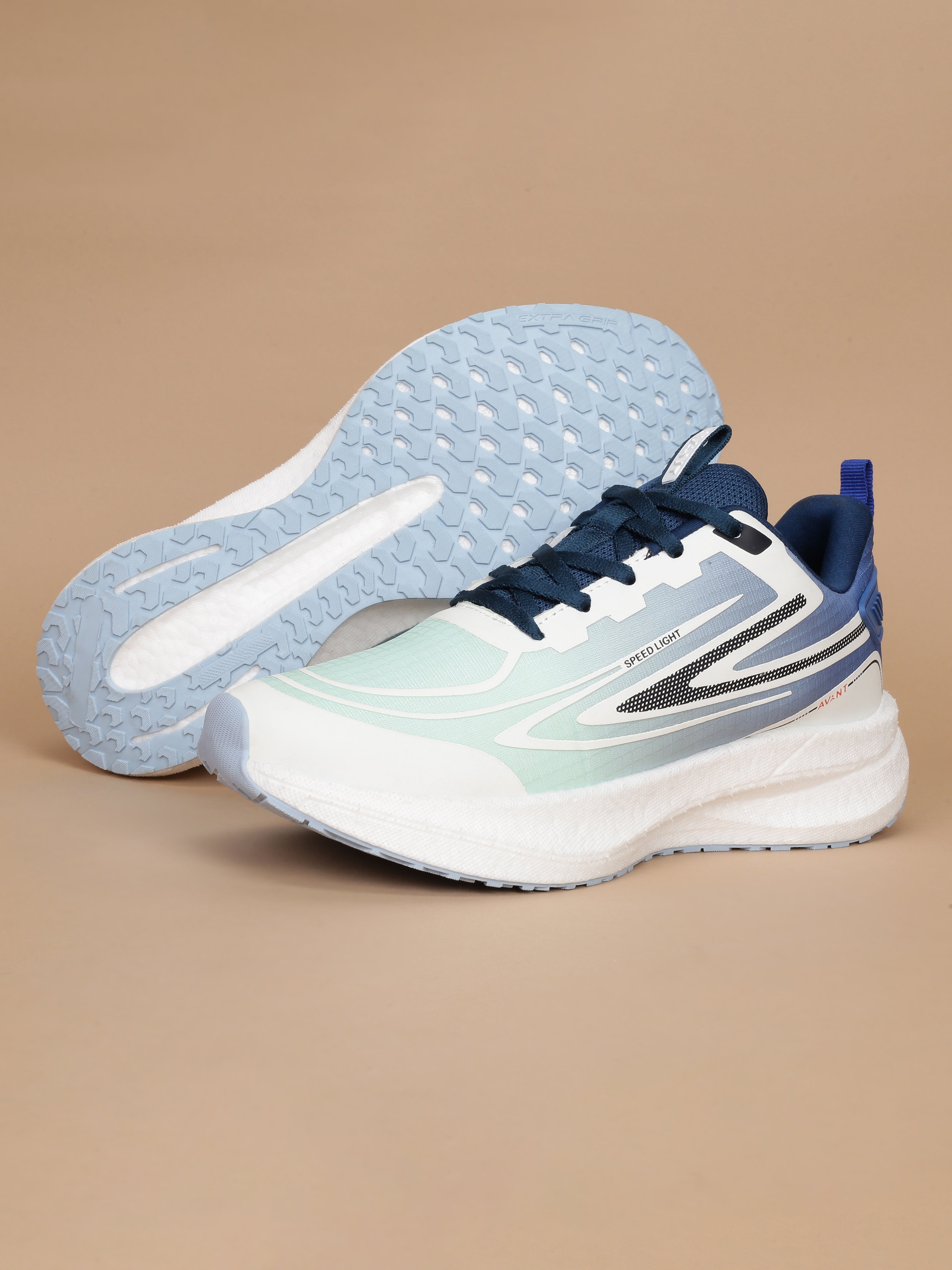 Avant Men's VelocityArc Running Shoes - Green / Blue