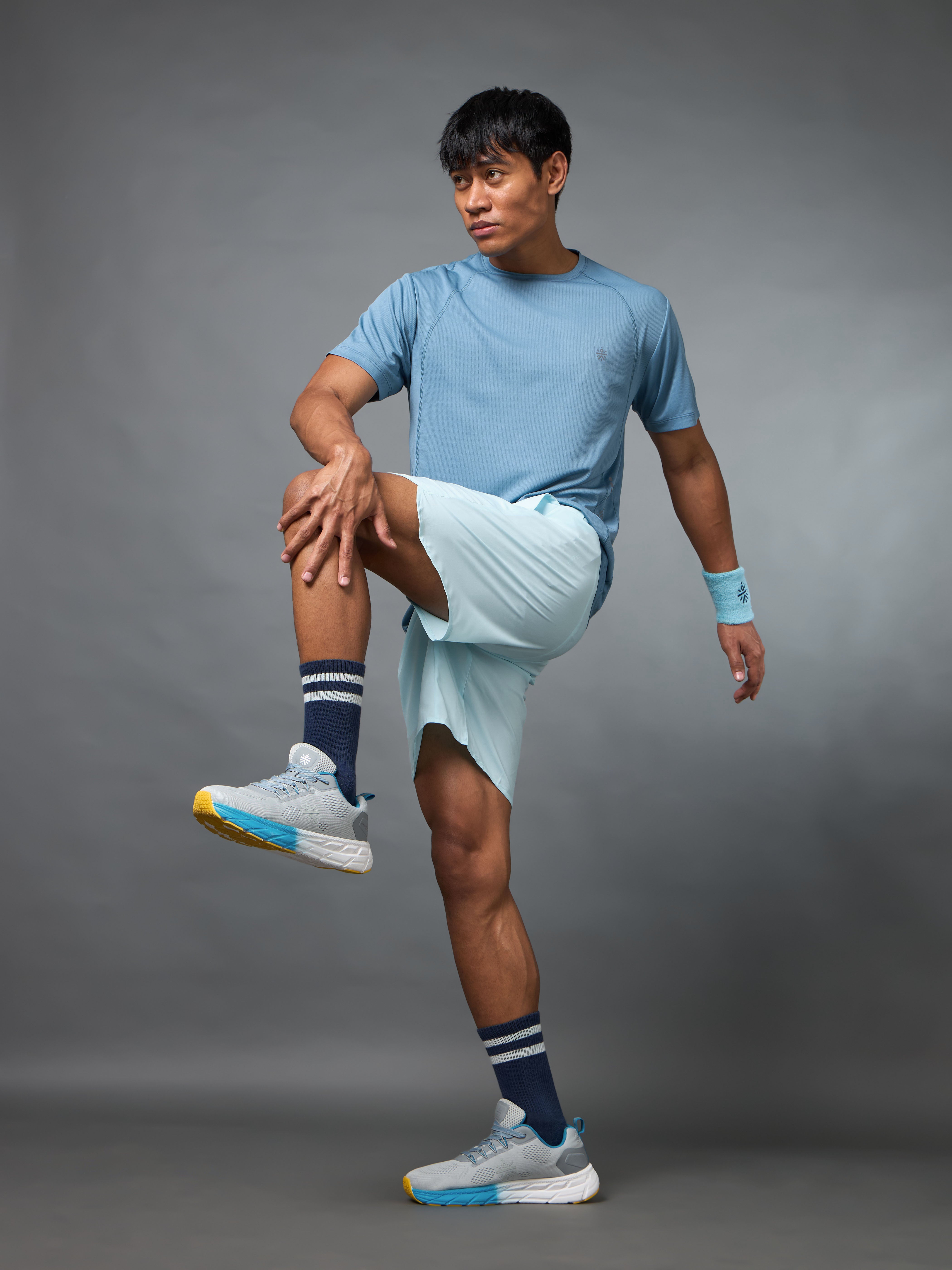 Men's Train All Day Essential Blue T-shirt