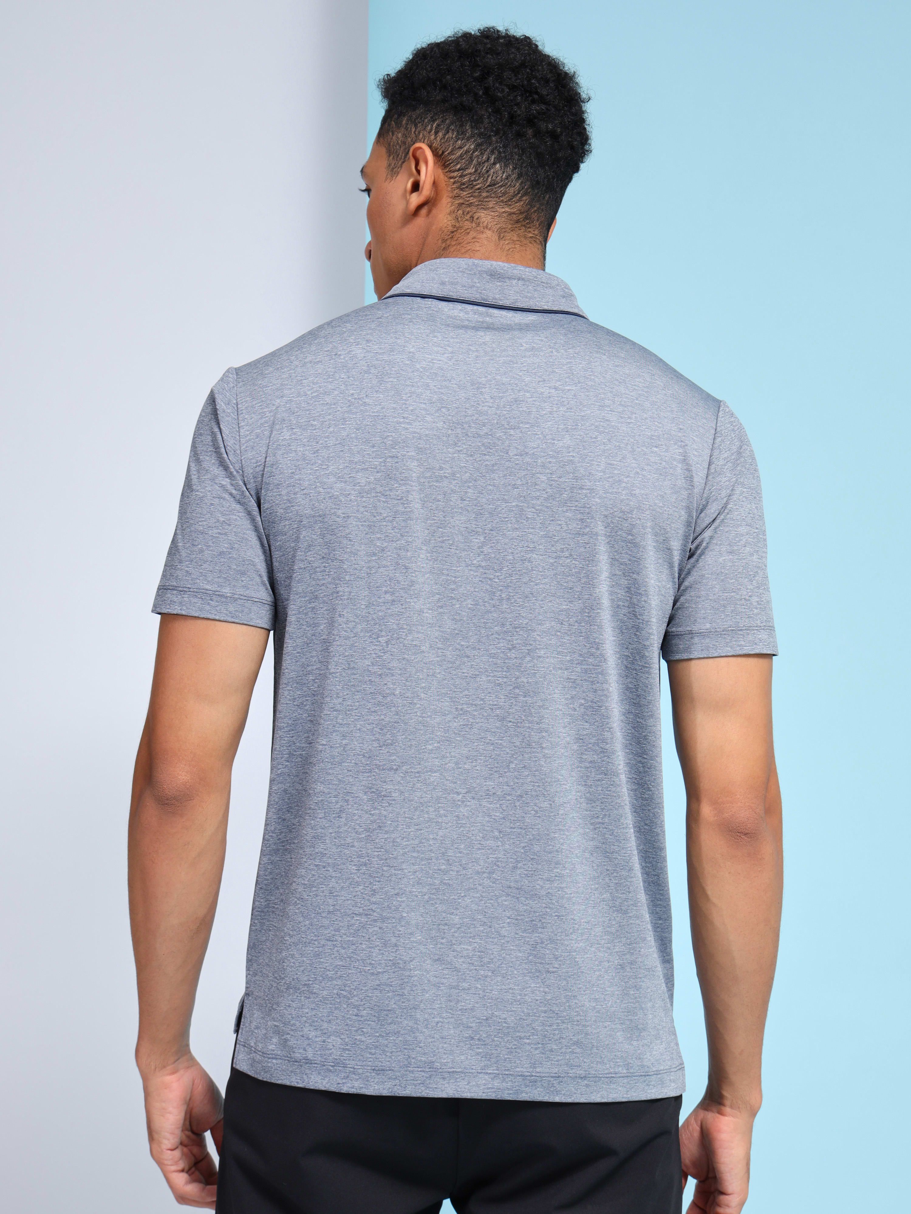 Textured Classic Polo T-shirt