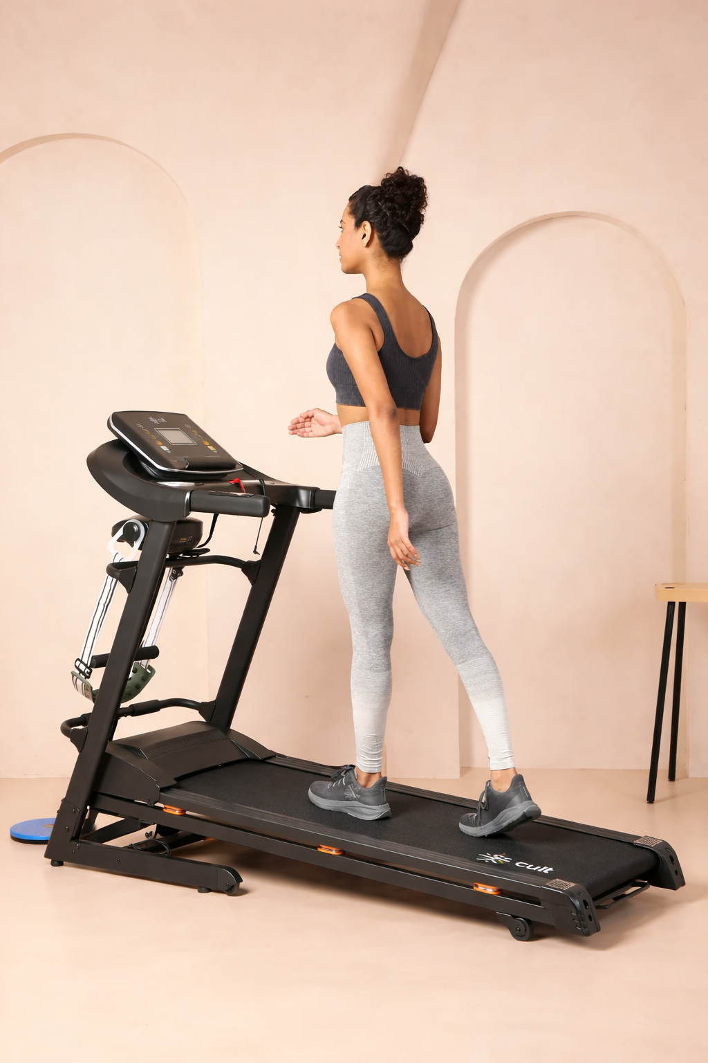 CultRunM4Auto 5 HP Peak Treadmill | 15-level Auto-Incline & Massager | Max Weight-120kg | Max Speed-14.8kmph (with 6 Months Extended Warranty)
