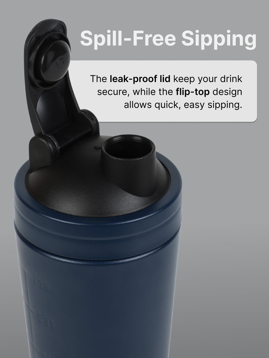 cult Steel Shaker 700ml Blue