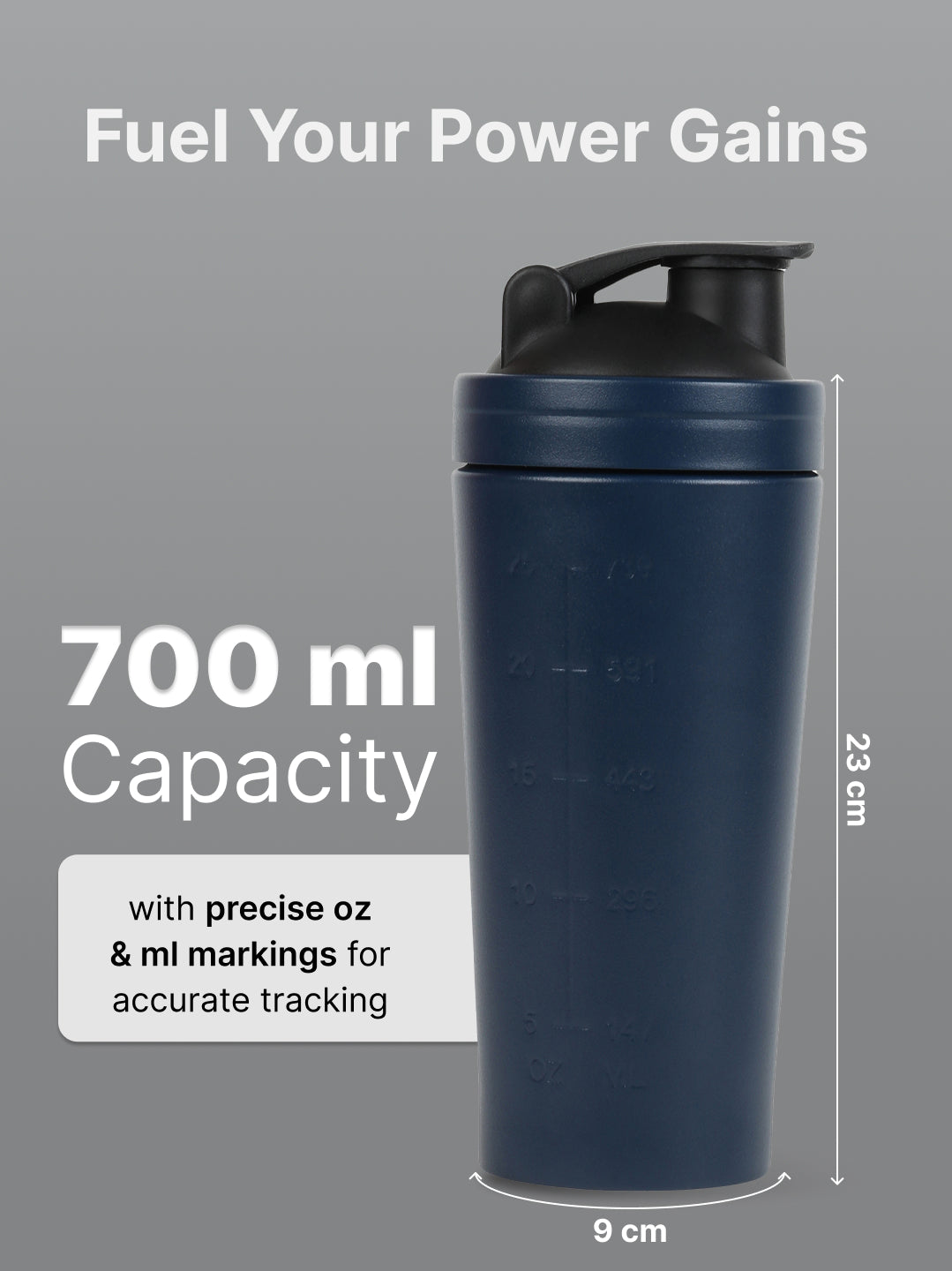 cult Steel Shaker 700ml Blue
