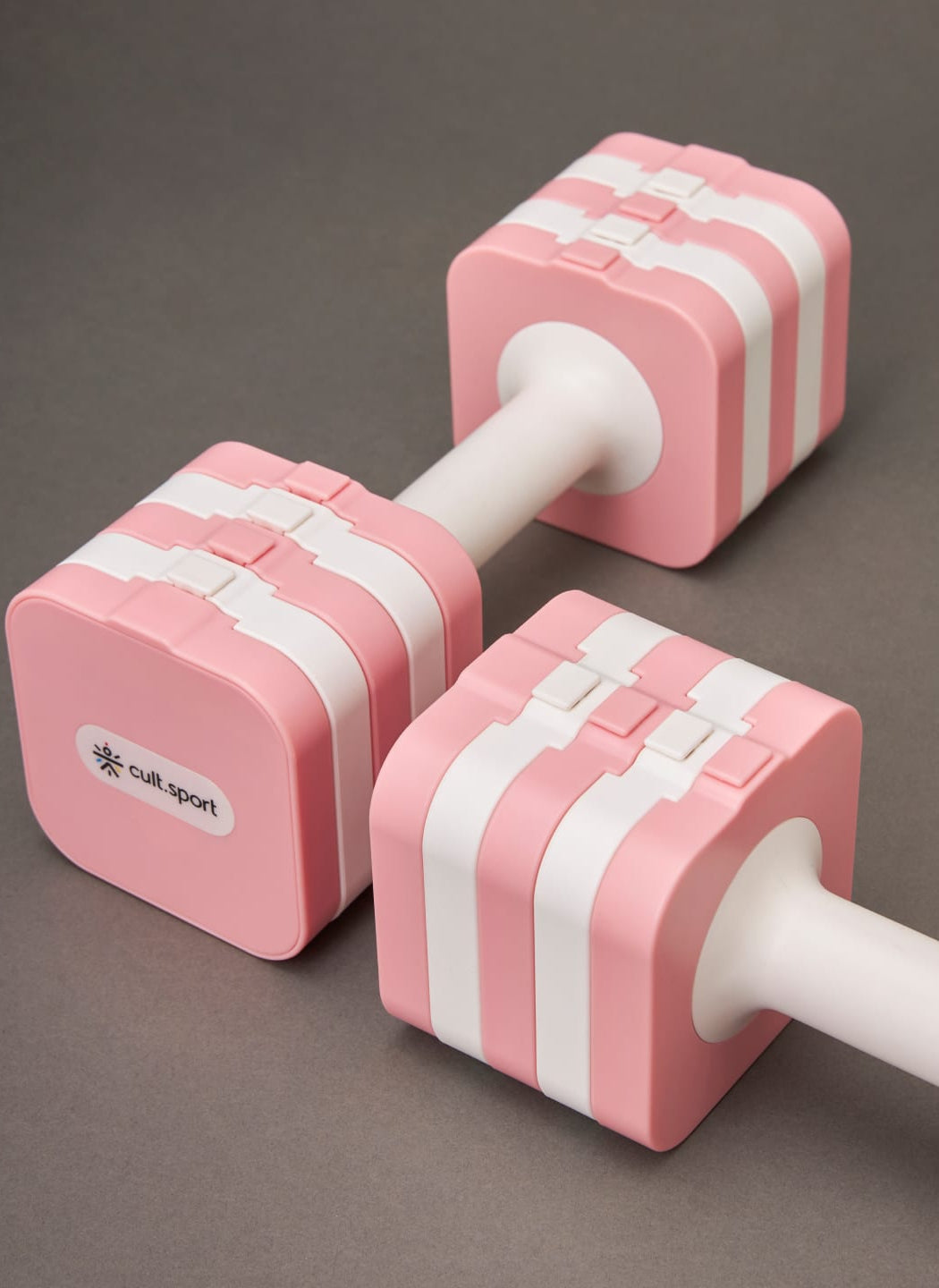 Cultsport Derby, Pack of 2 Adjustable Dumbbell for Strength Workout at Home (Pink), 6 Months Warranty