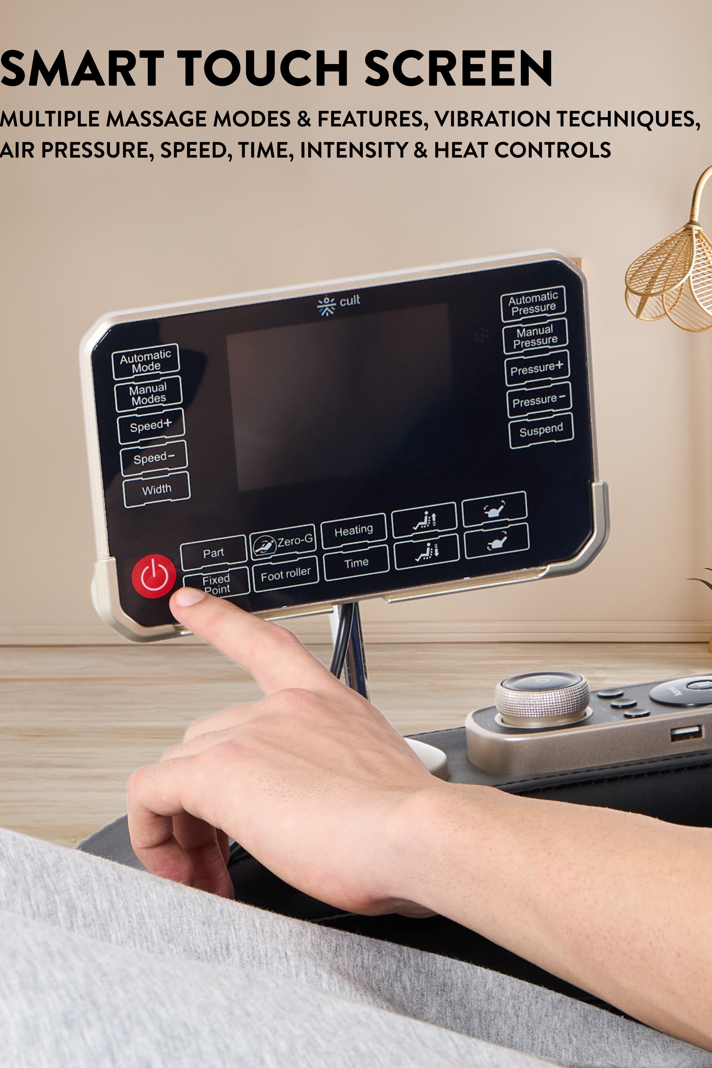 Cult Apex Massage Chair with Zero Gravity, SL Track 2D Massage Technique and Bluetooth AI voice Function For Full Body Massage At Home