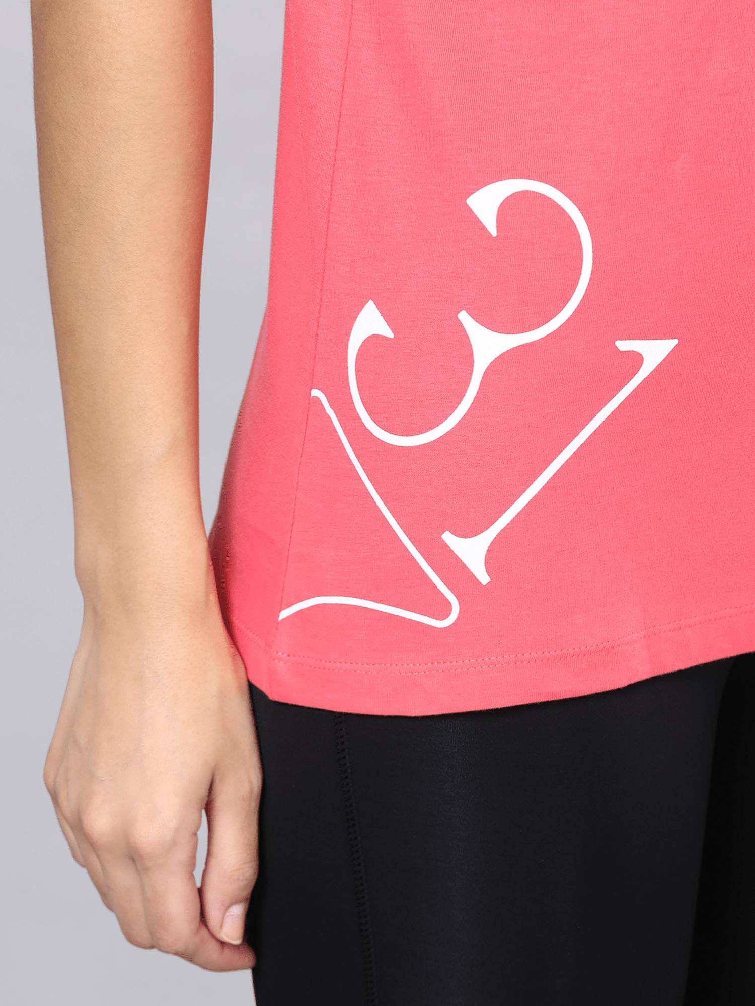 Everyday Numeric Pink Casual Tee