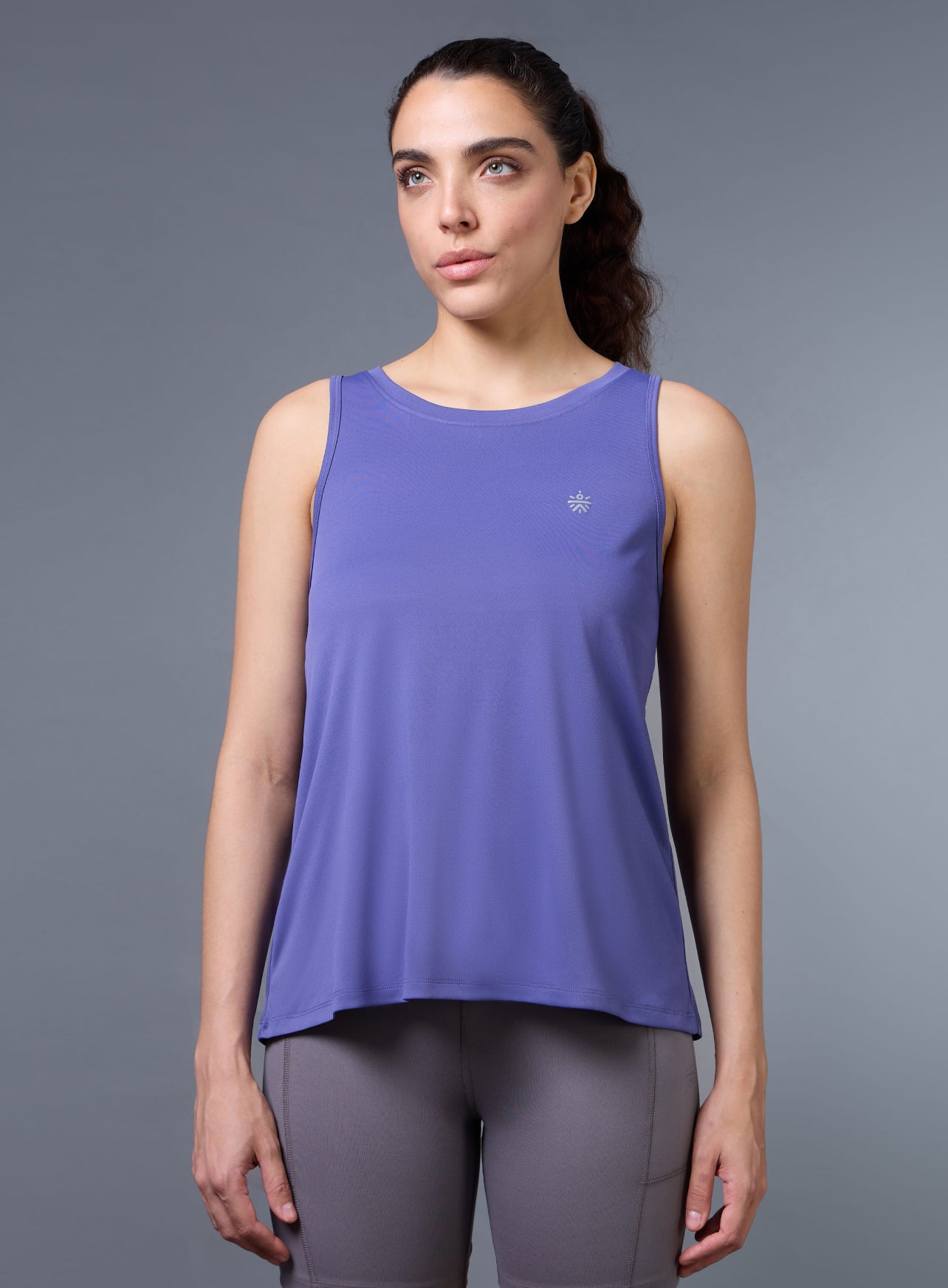 Women's Navy Run Forward Tank