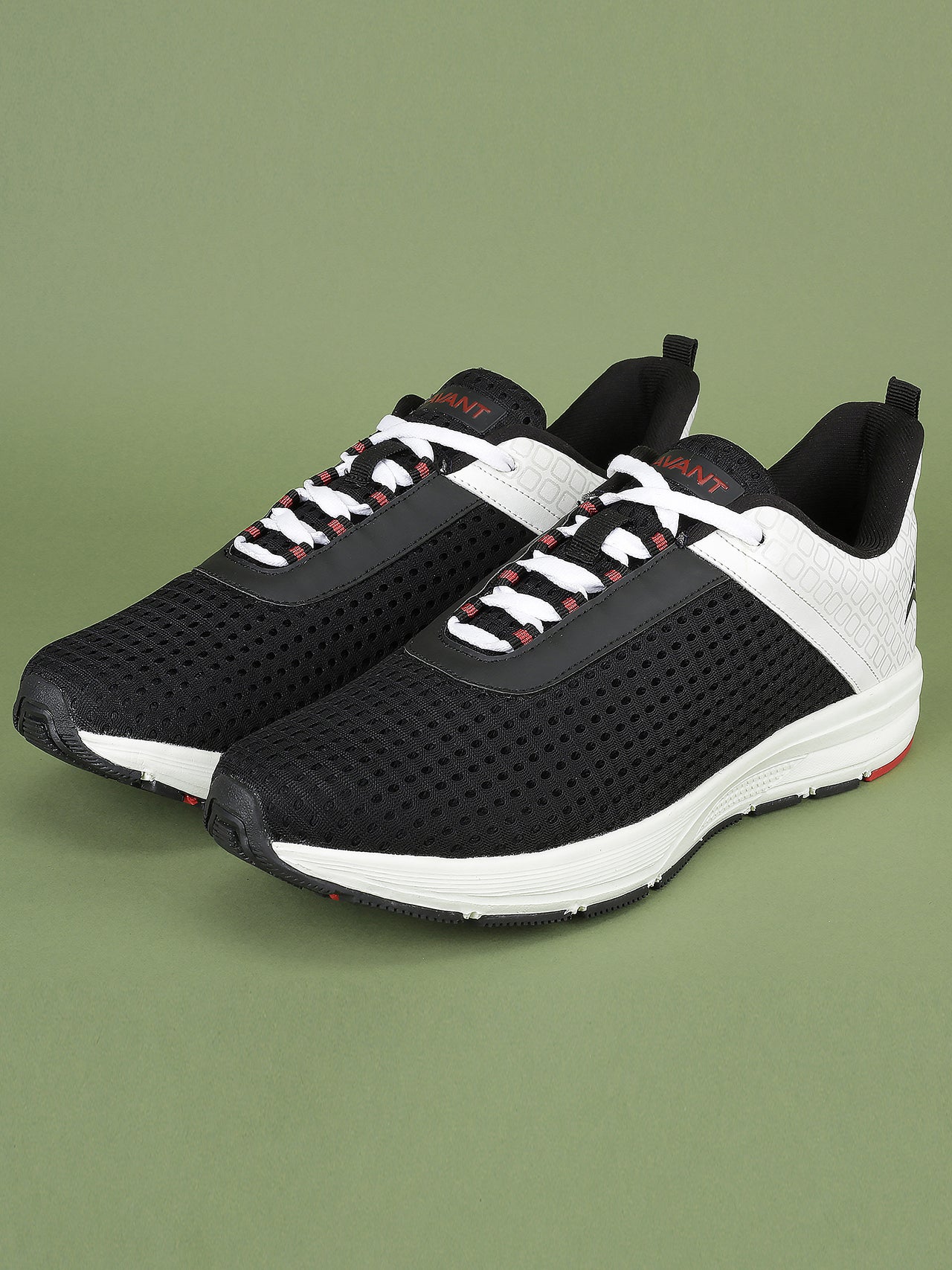 Avant Men's PowerPace Running Shoes - Black/White
