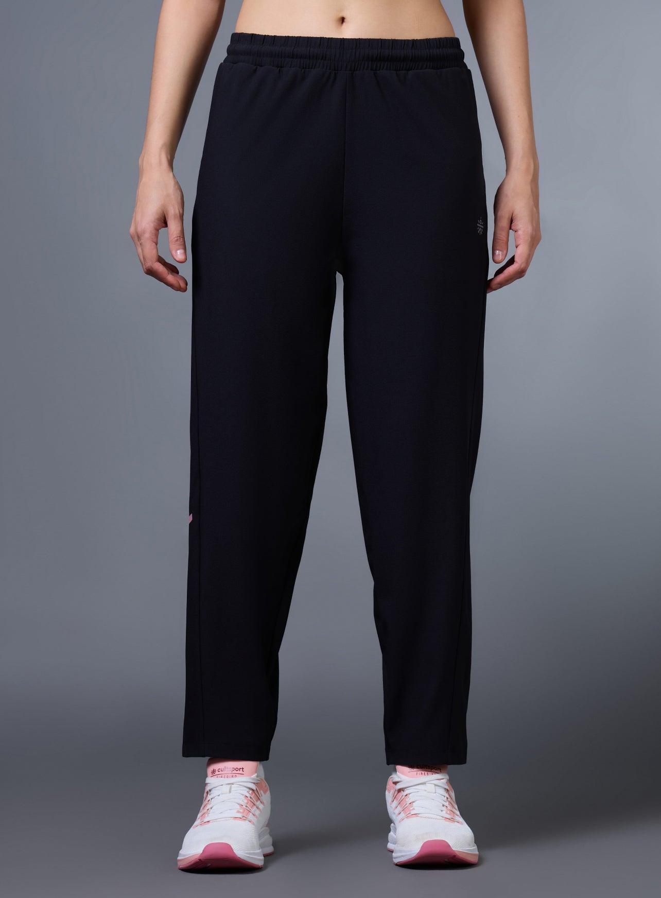 Women's Black Impact Training Cropped Trackpants
