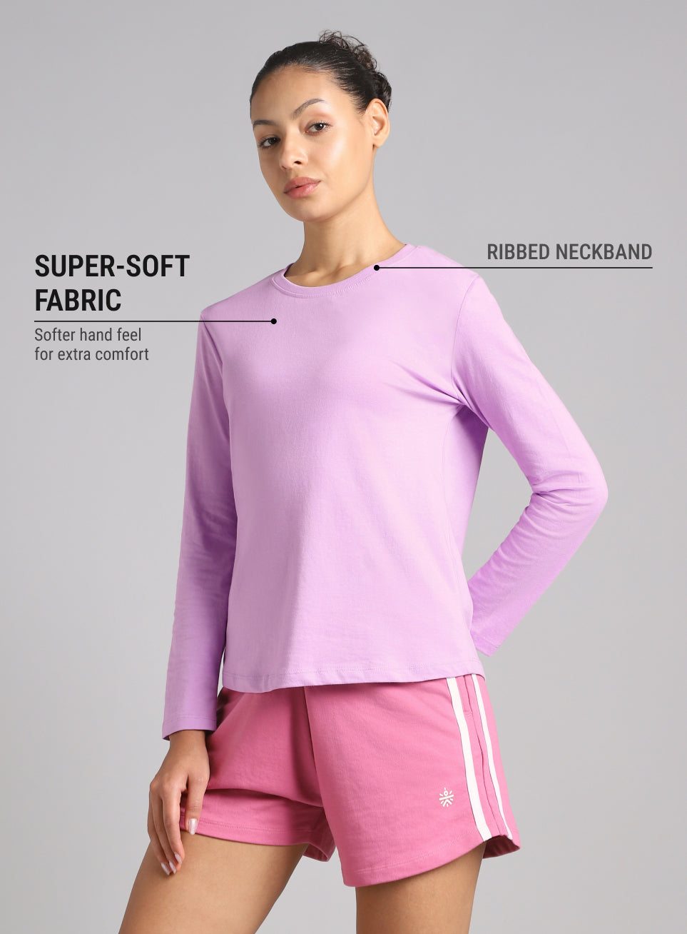 Women's Cult Essential Cotton Pack of 2 Full Sleeve T-Shirts