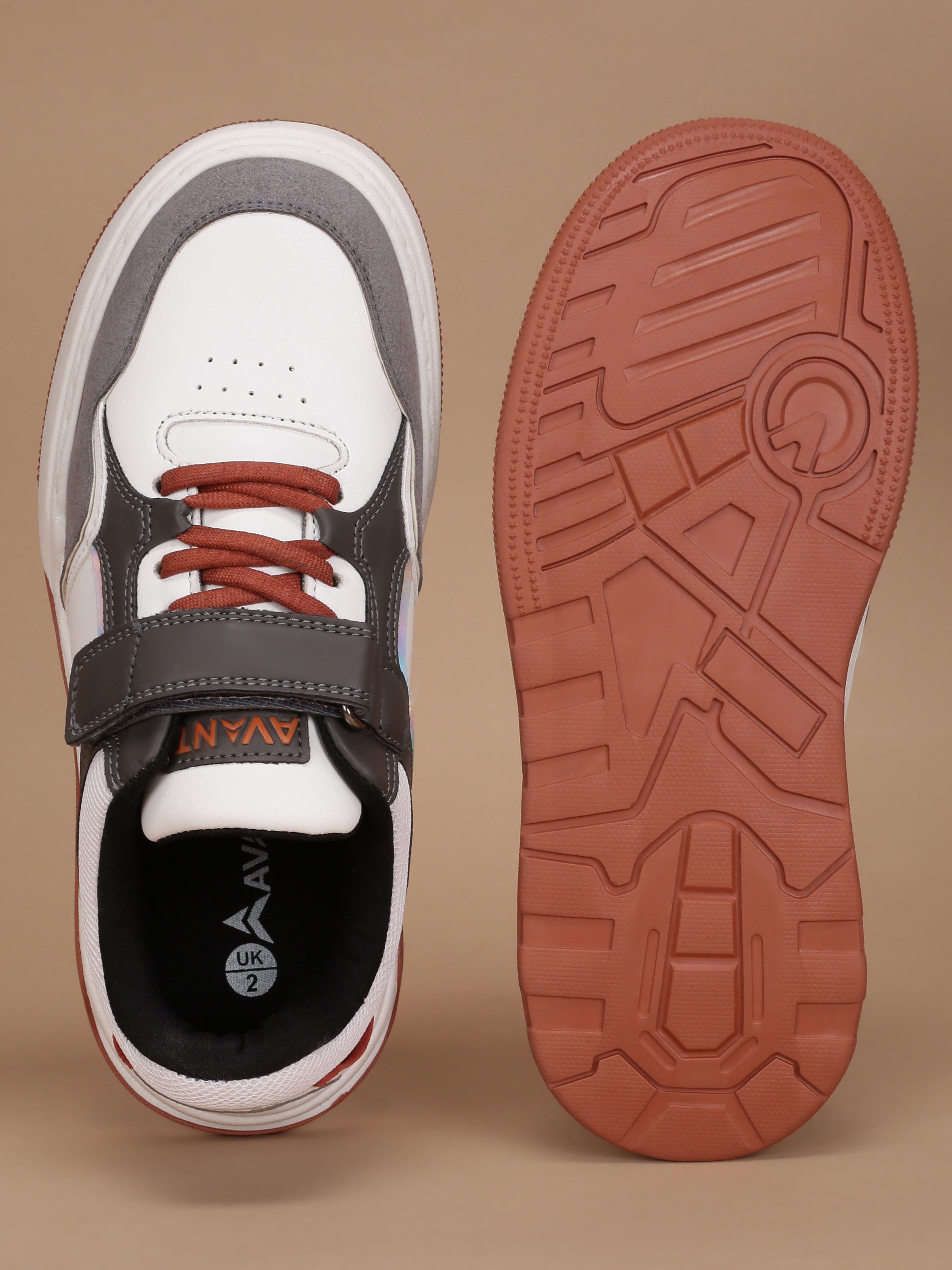 Avant Kids Jetster Sneakers - Grey/Orange