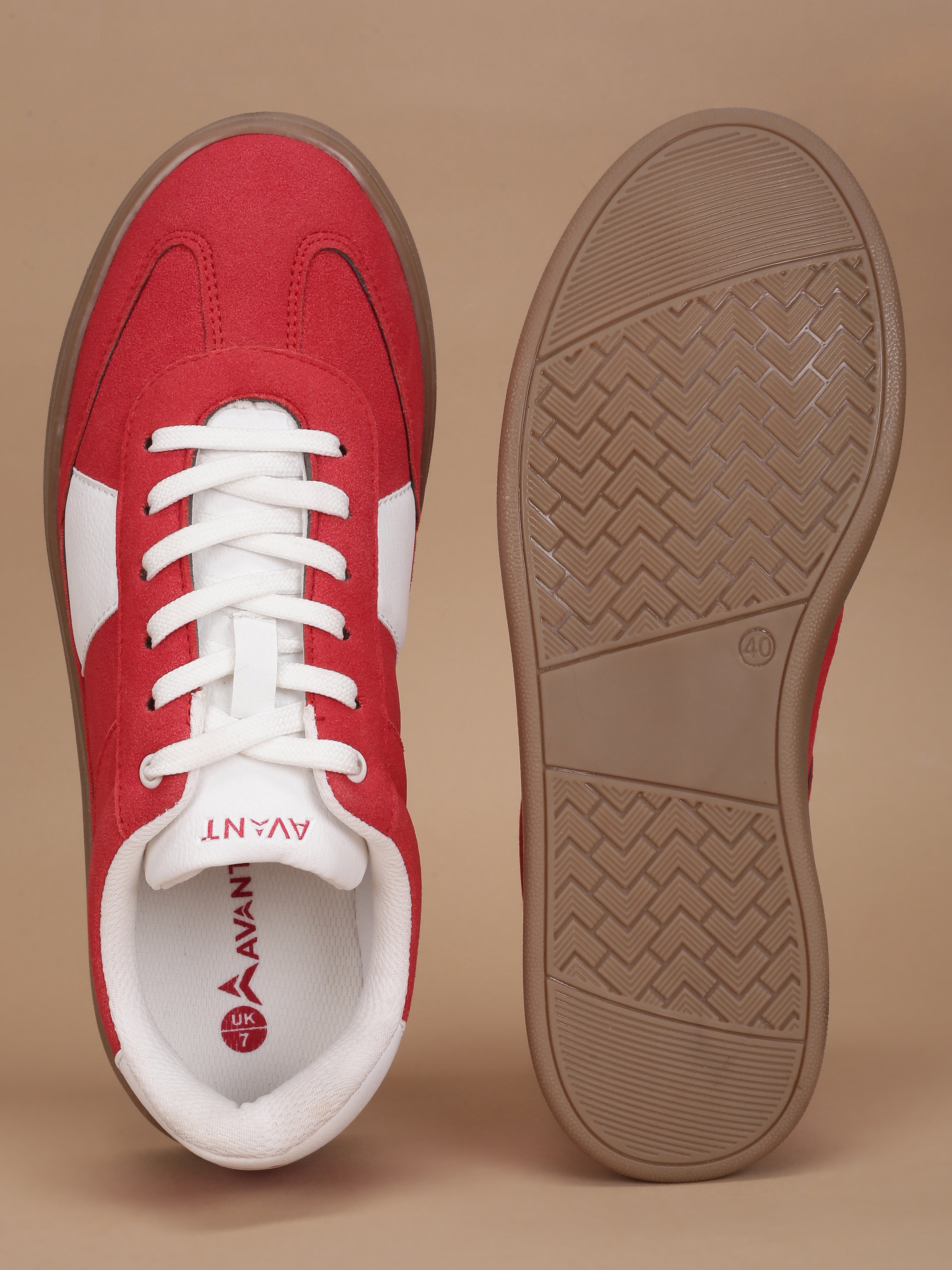 Avant Women's Arche Sneakers - Red/White