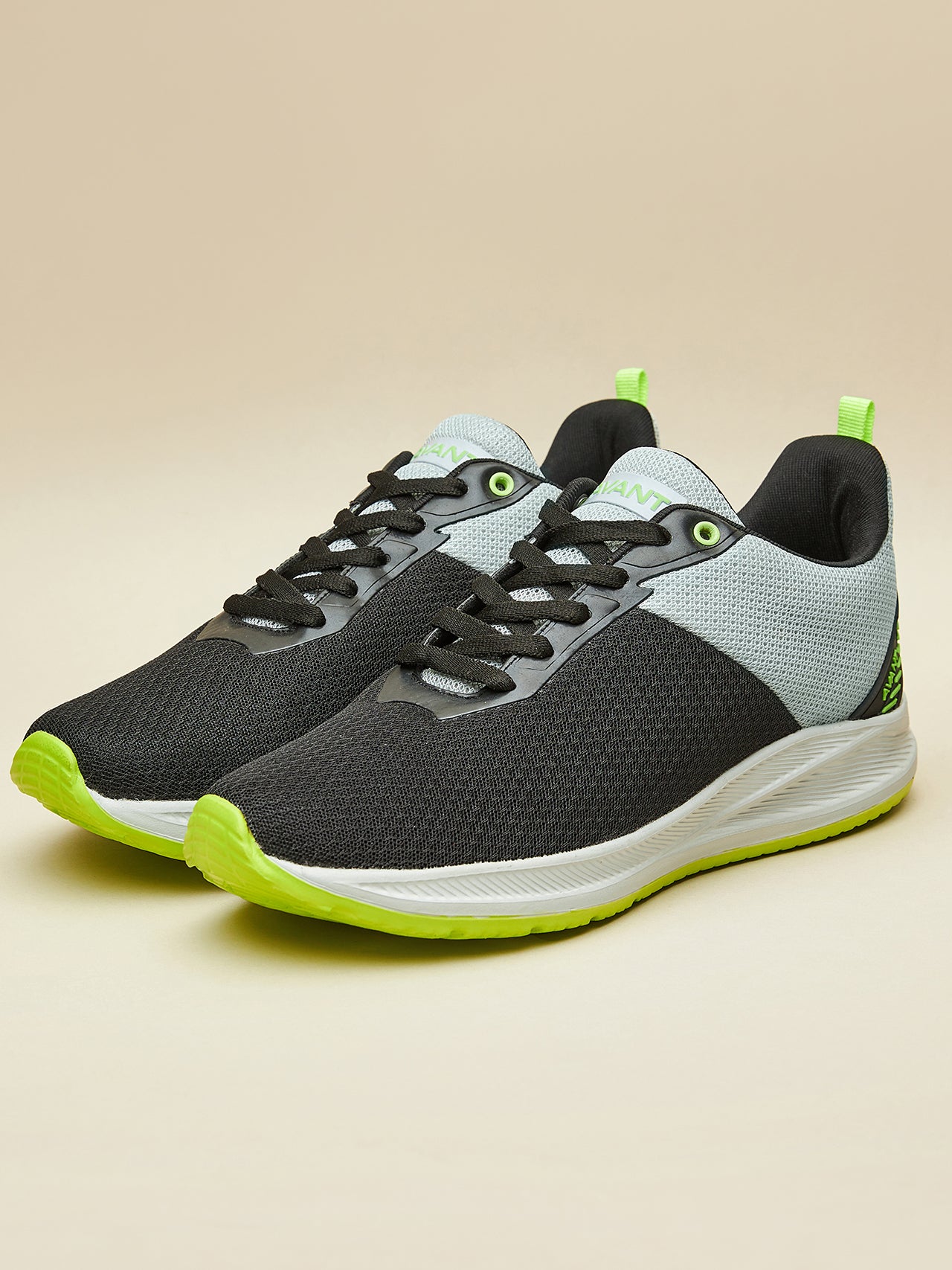 Avant Men's Racer Walking Shoes-L.Grey/Black