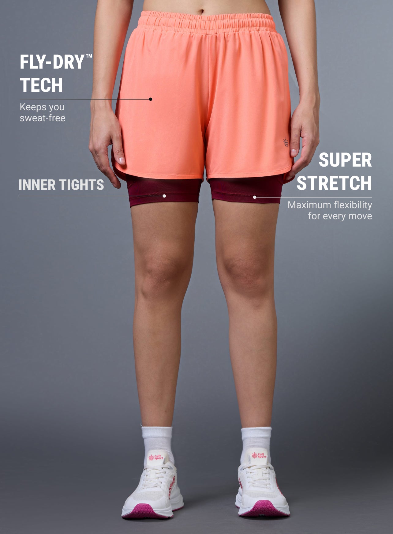 Women's Coral Pro Running Shorts