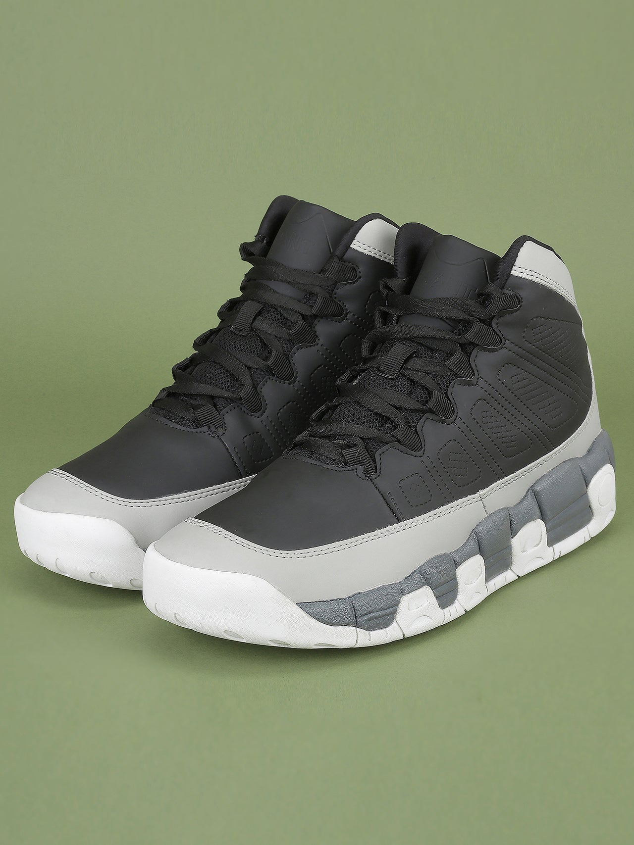 Avant Men's Regal Sneaker Shoes - Grey/Black