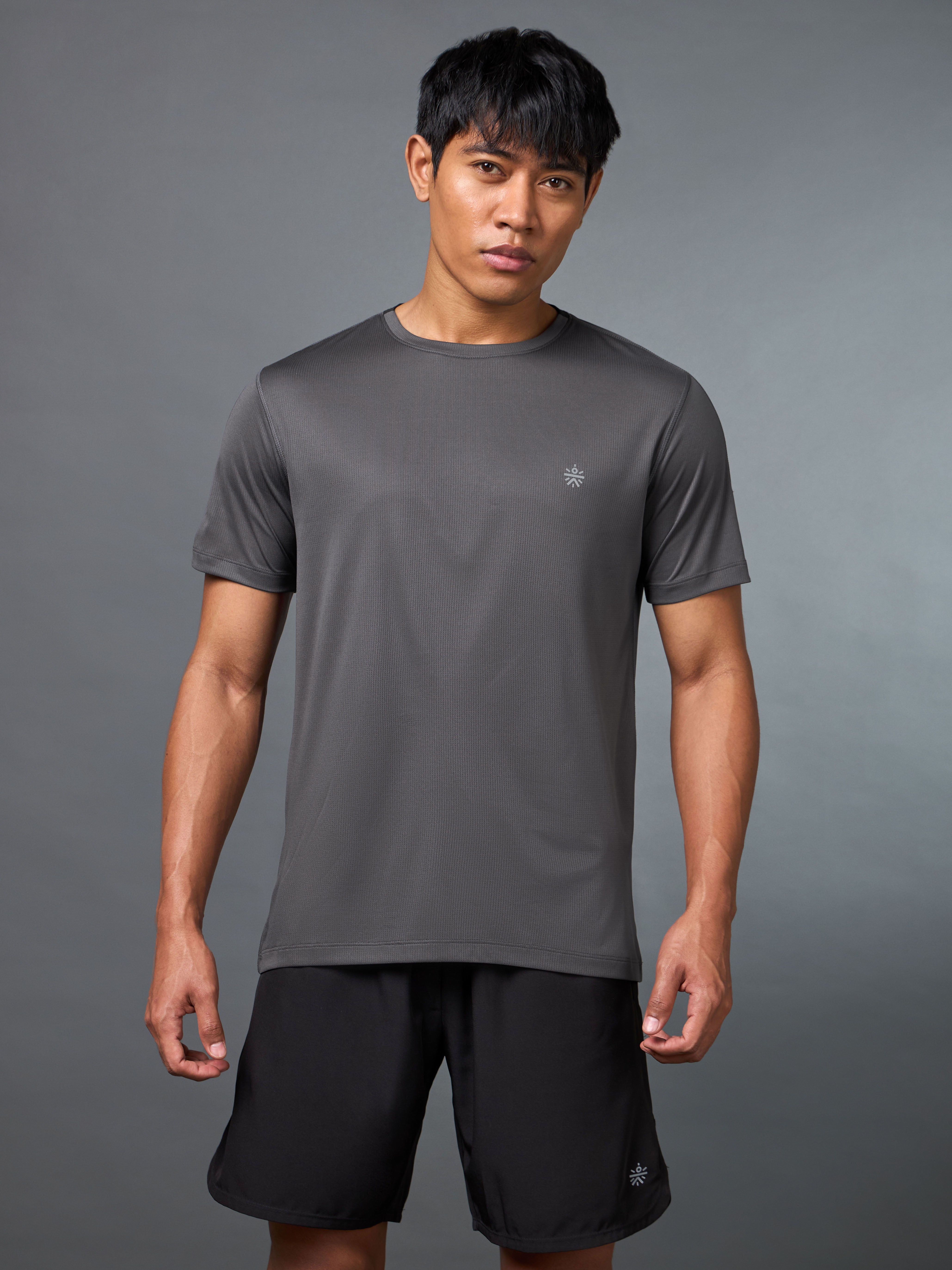 Men's Grey Cross Train Active T-shirt