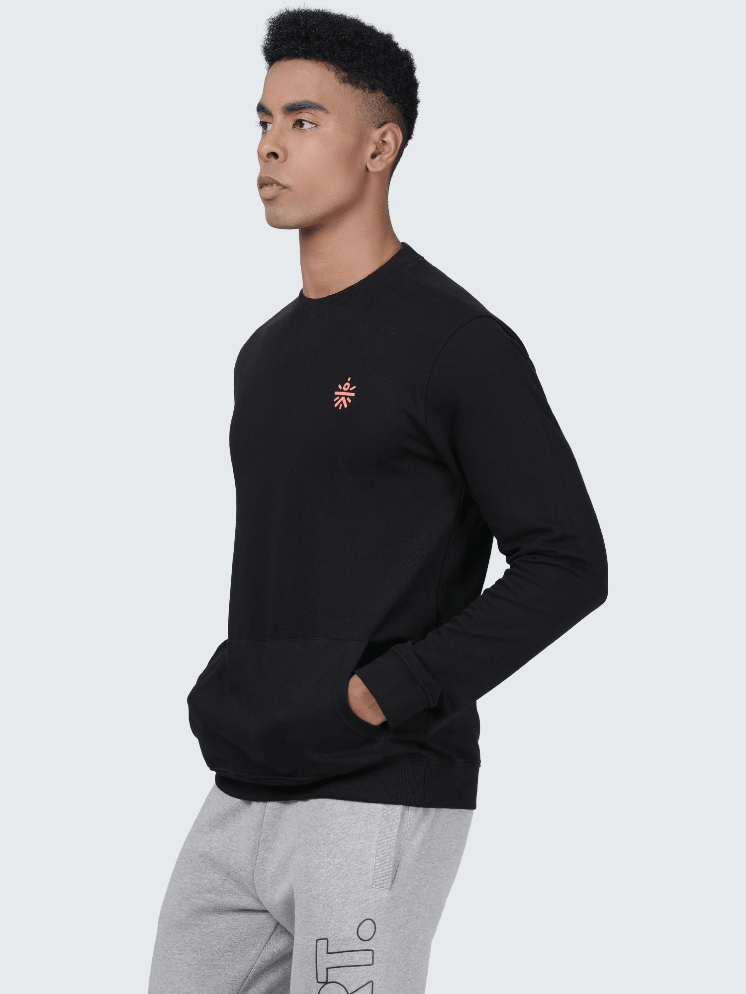 Everyday Rigid Black Sweatshirt
