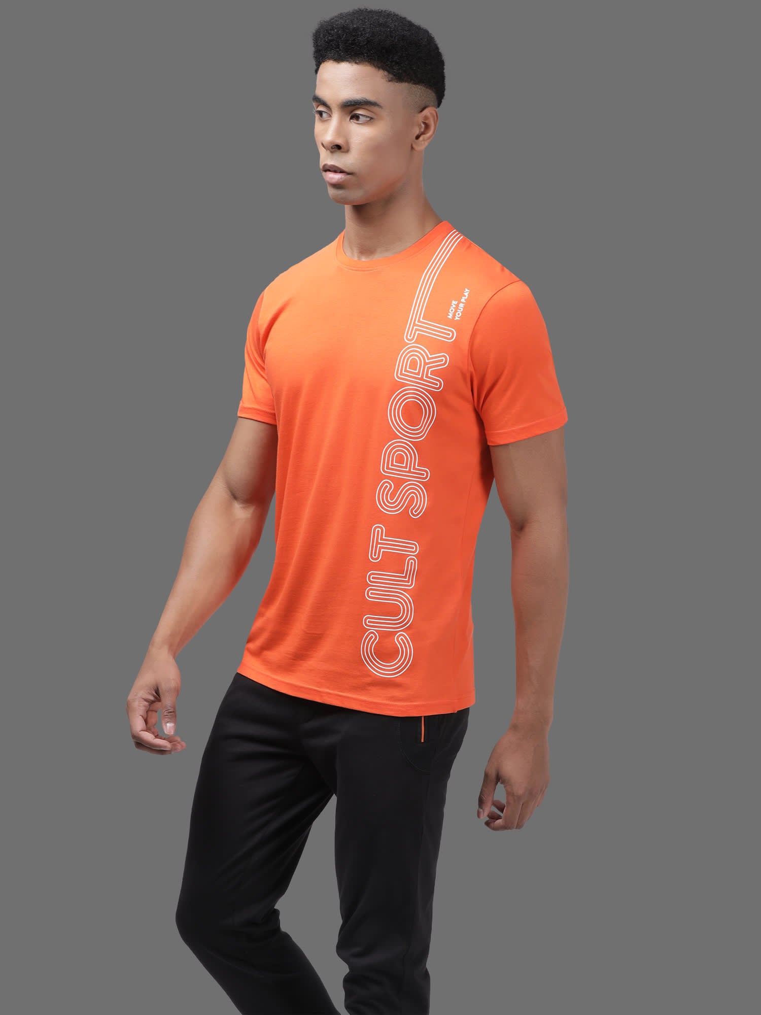 Everydays Lounge Orange Cotton Tee