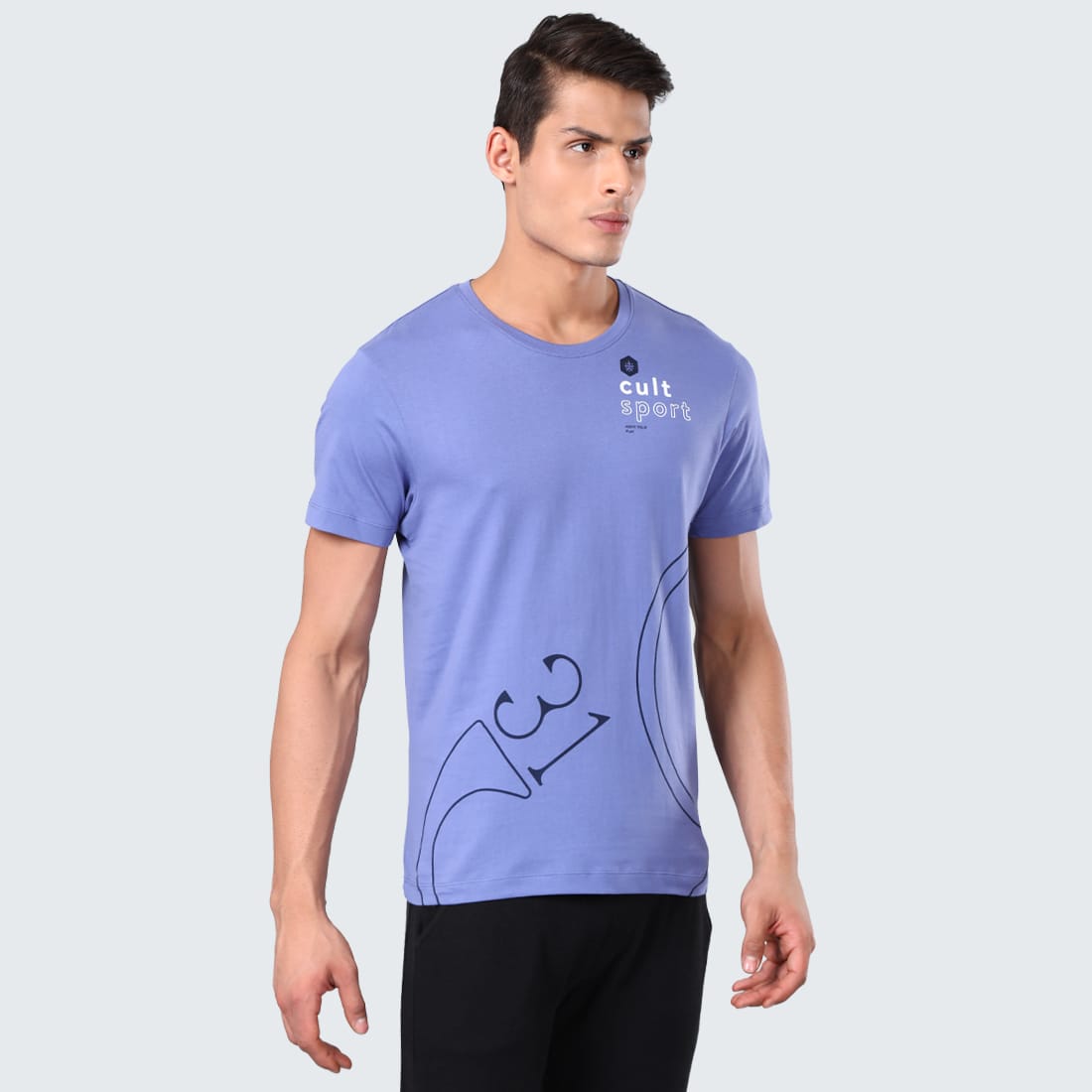 Everydays Dial Blue Cotton Tee